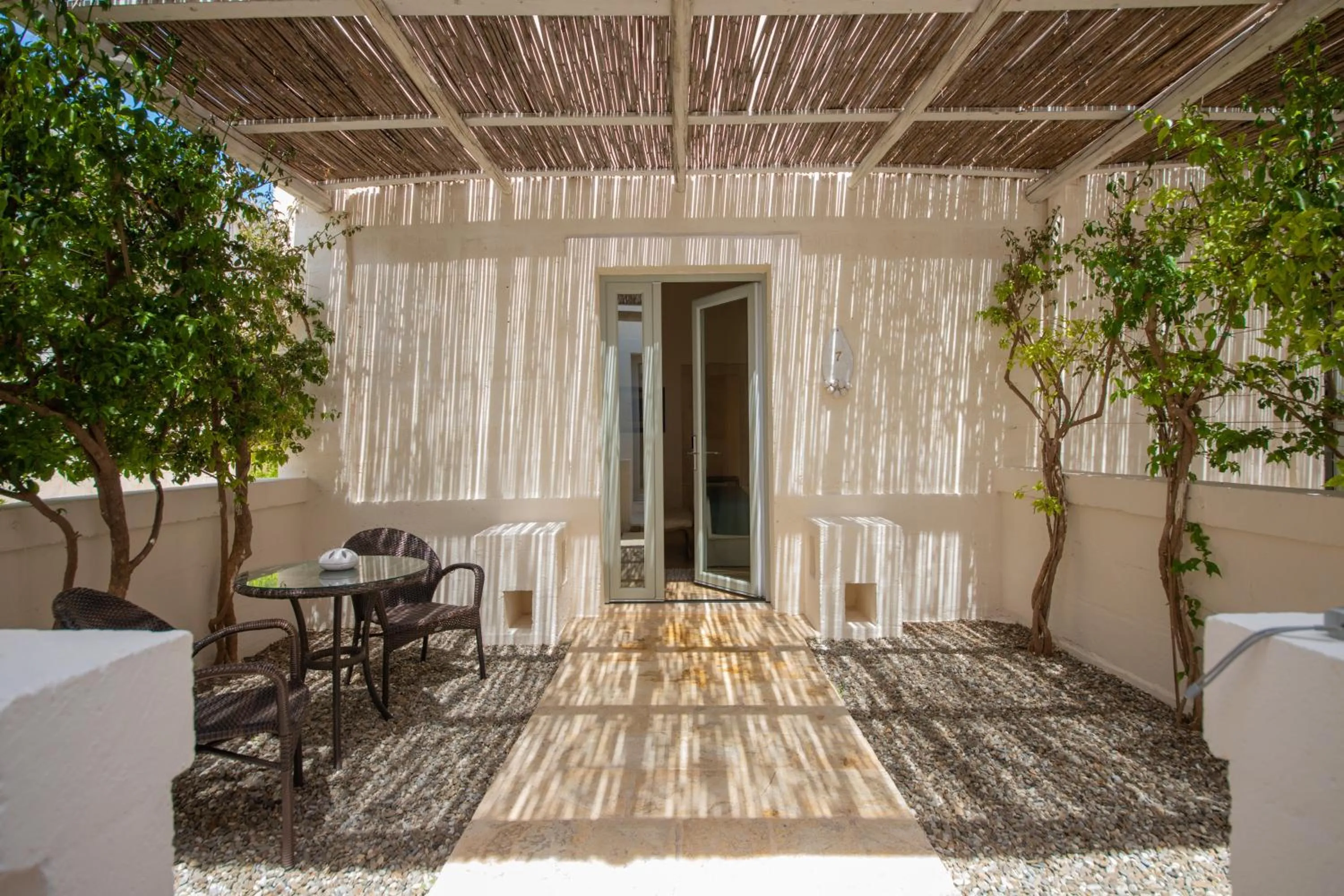 Patio in Masseriola Antiche Fogge by Apulia Hospitality