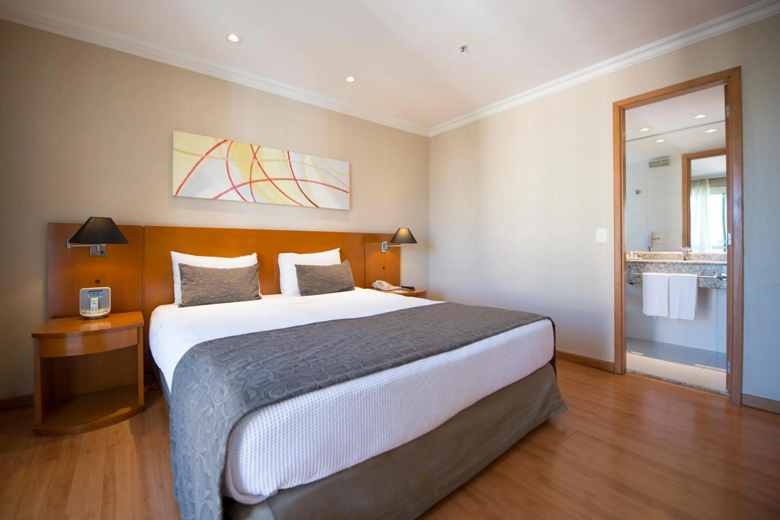 Photo of the whole room, Bed in Plaza Rio Residences - Barra First