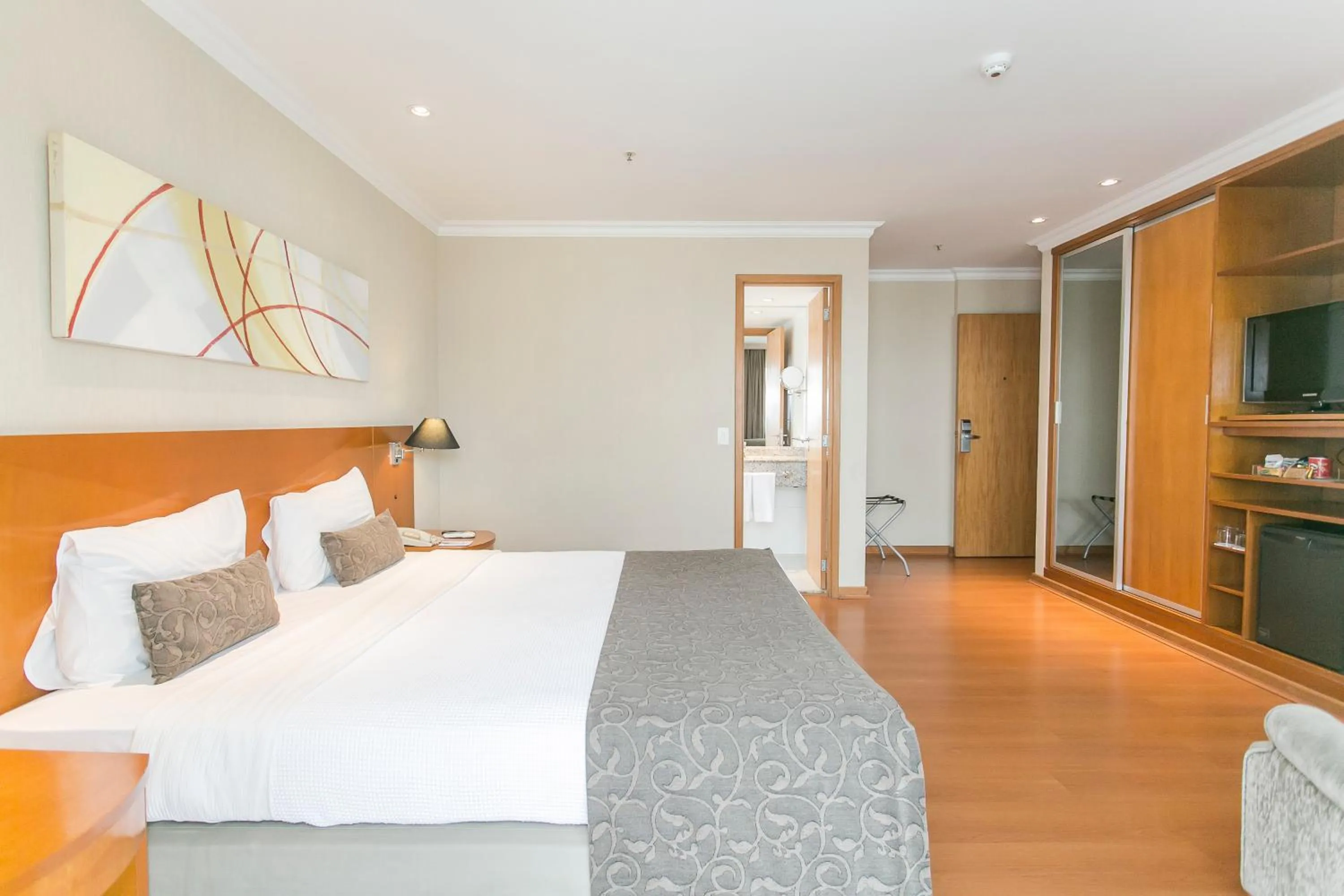 Photo of the whole room, Bed in Plaza Rio Residences - Barra First