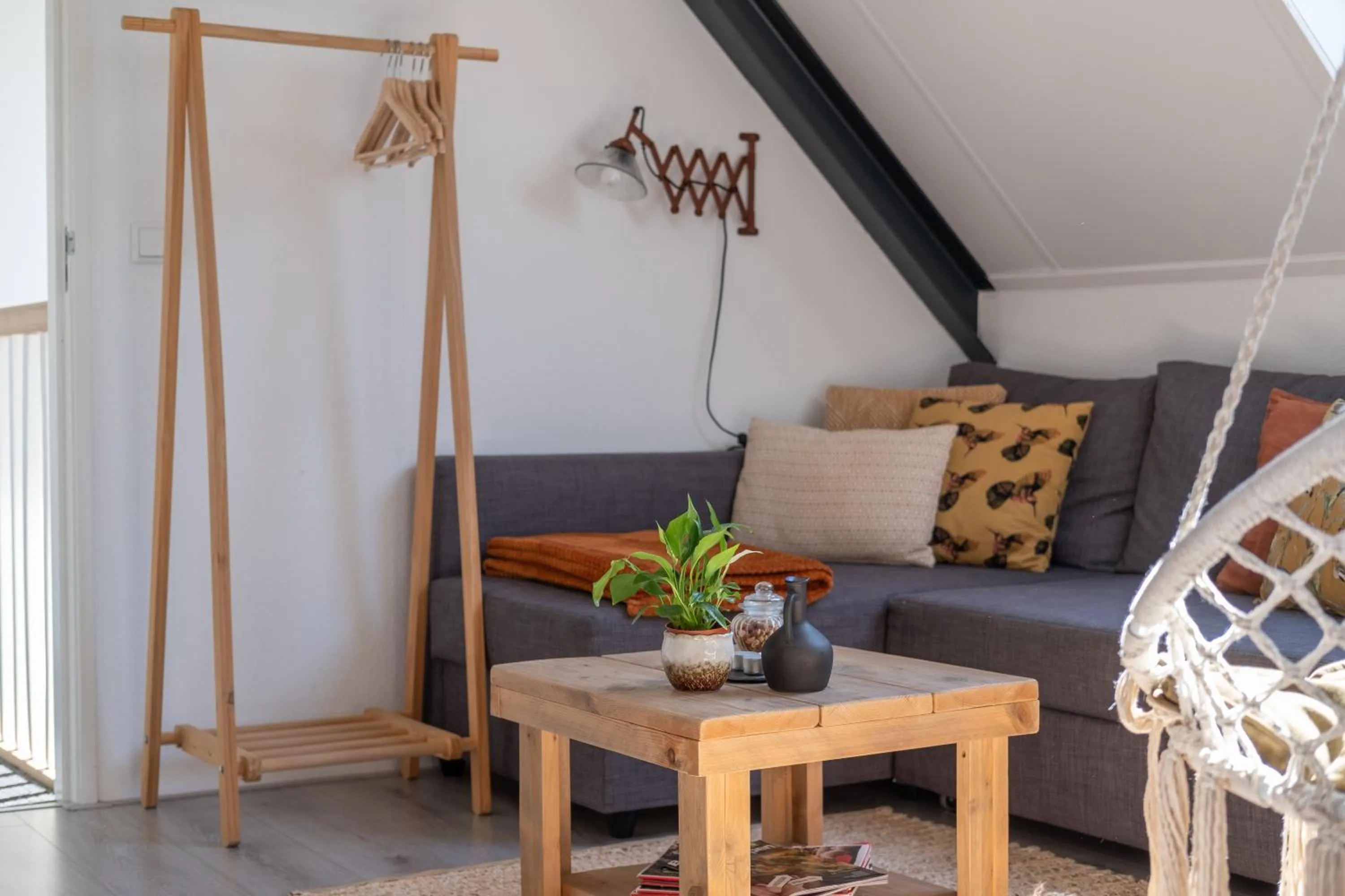 Seating area in B&B De Achterdiek