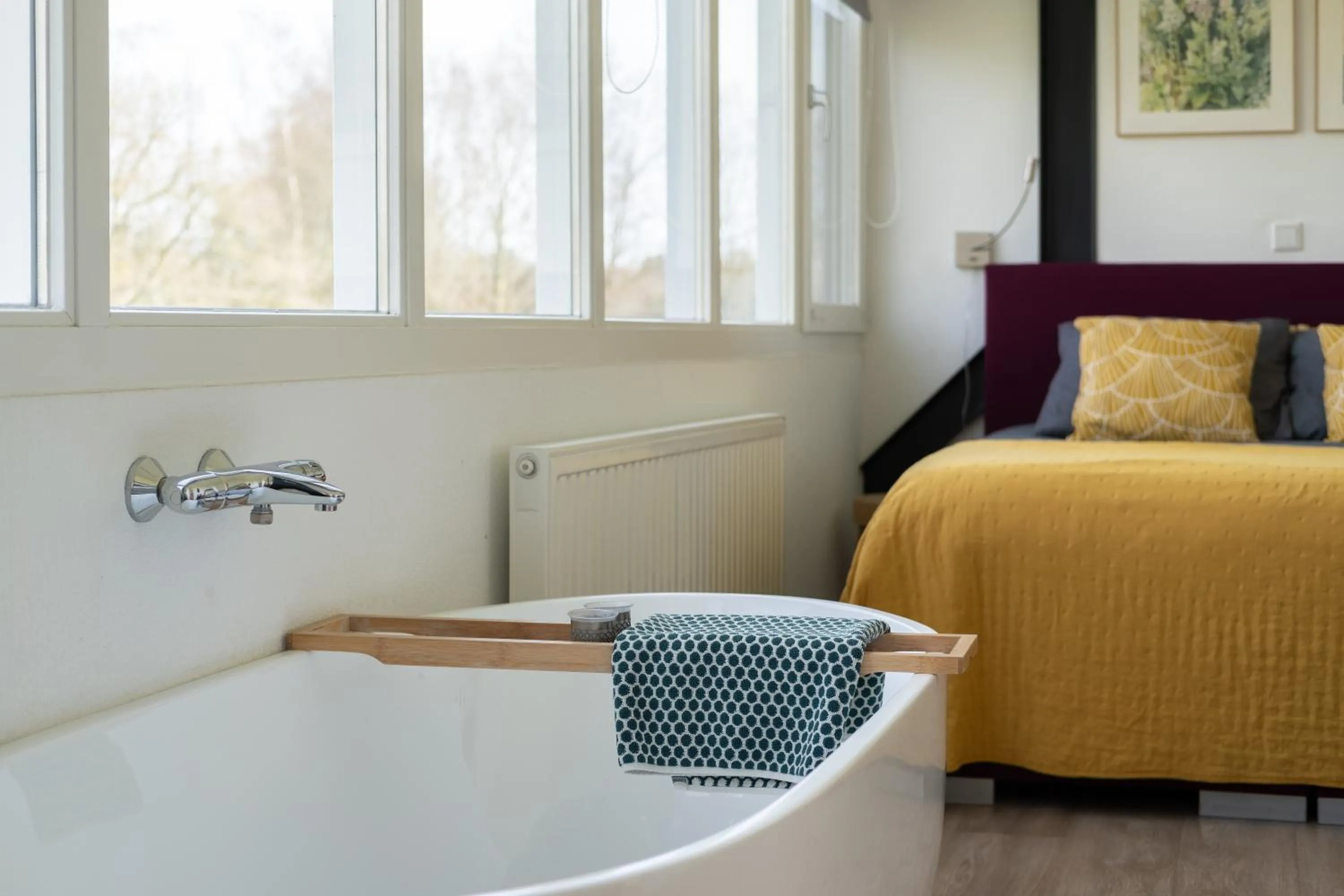 Bed in B&B De Achterdiek