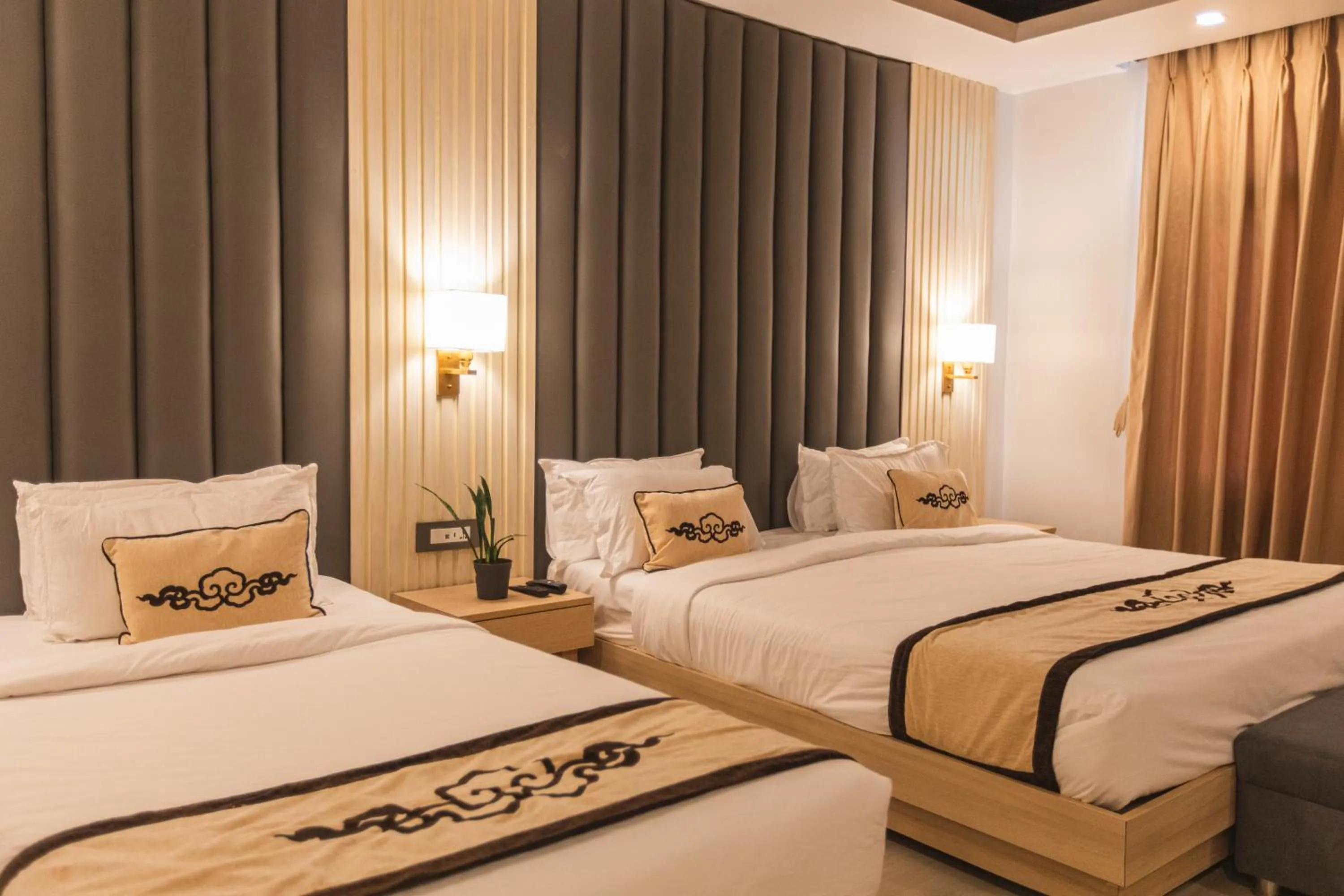 Bed in Lavie Residence and Spa