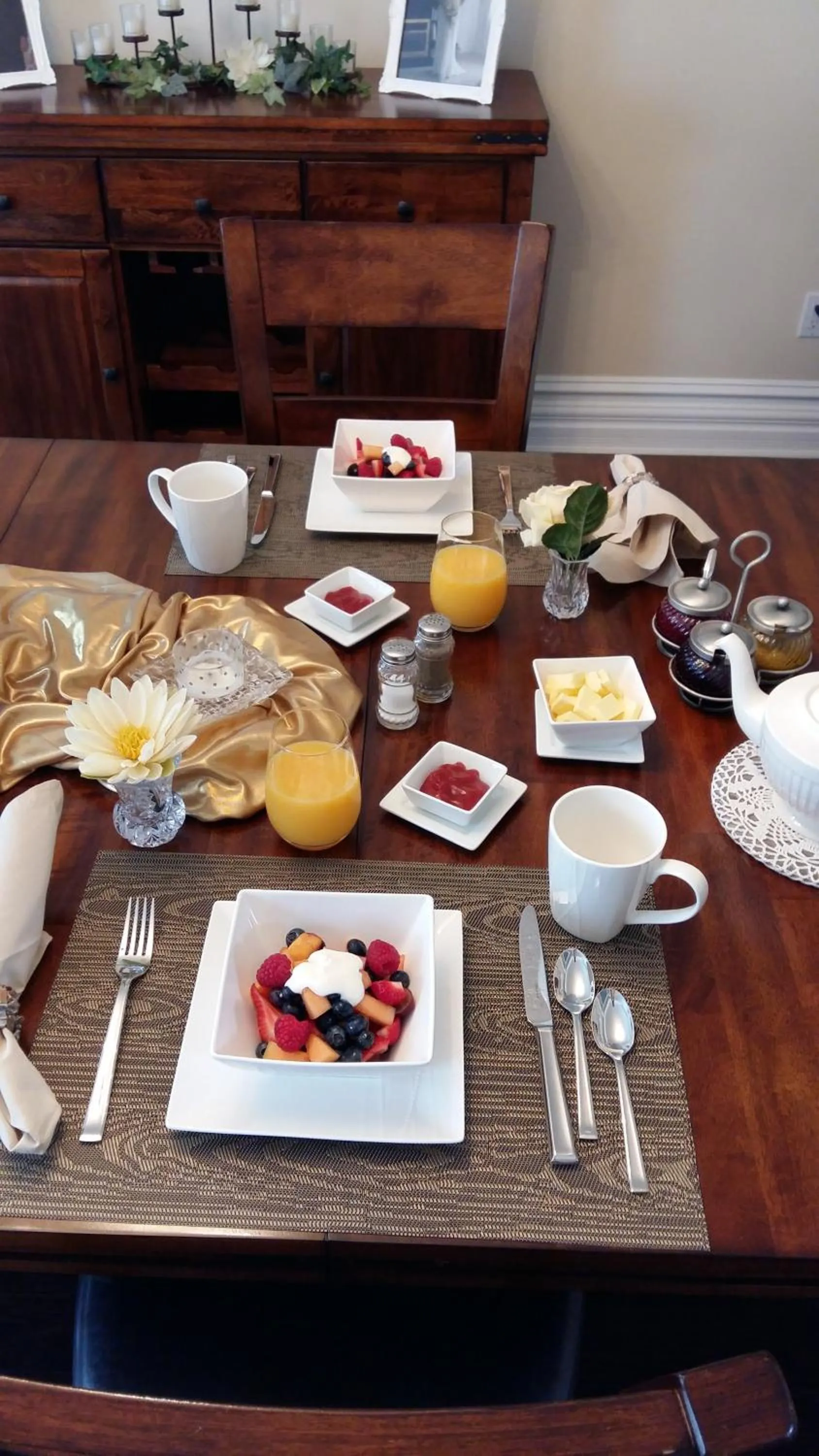 Dining area in Molly's Retreat B and B