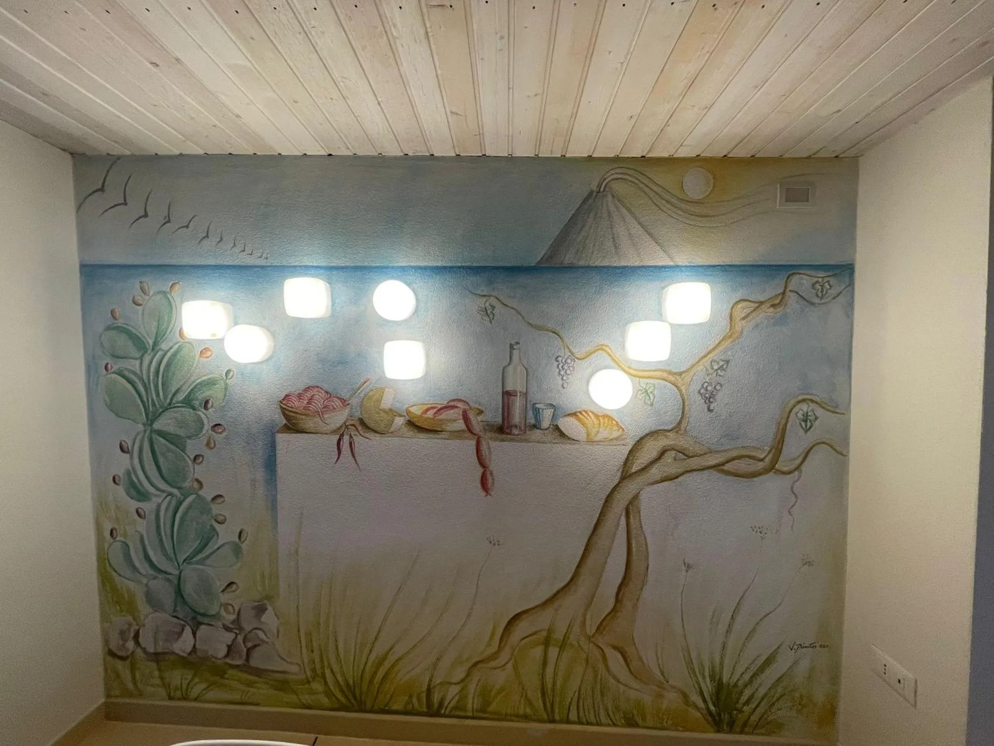 Decorative detail in LUZIA AGRIRESORT - Piscina Idromassaggio con Vista Mare Aperta fino alle ore 23-00