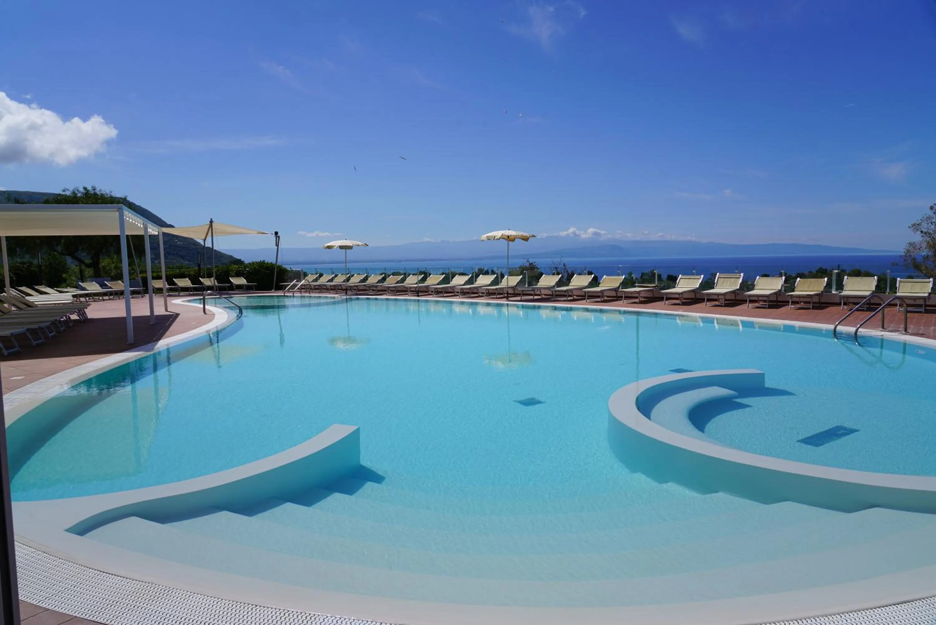 Swimming pool in LUZIA AGRIRESORT - Piscina Idromassaggio con Vista Mare Aperta fino alle ore 23-00