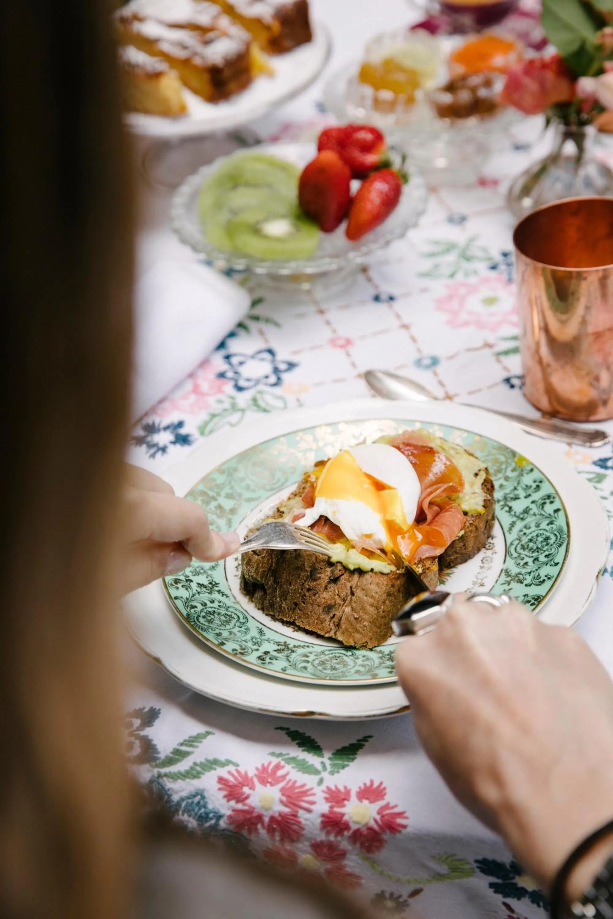 Food and drinks in Palazzo Albricci Peregrini