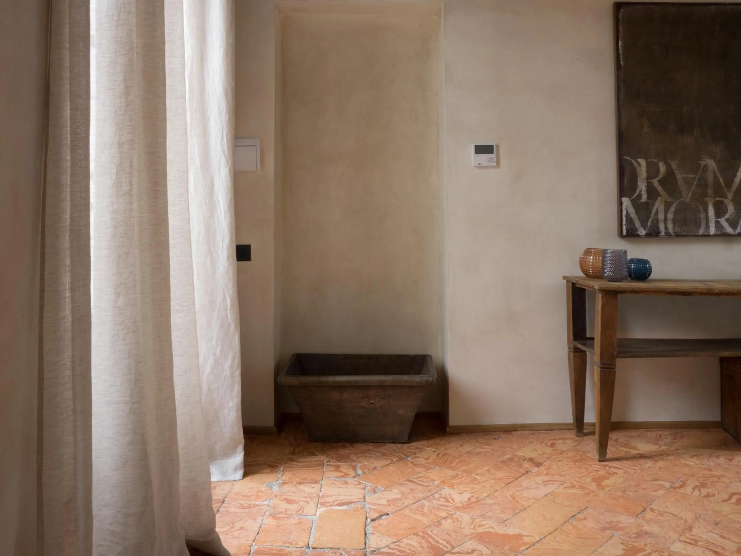 Living room in Palazzo Albricci Peregrini