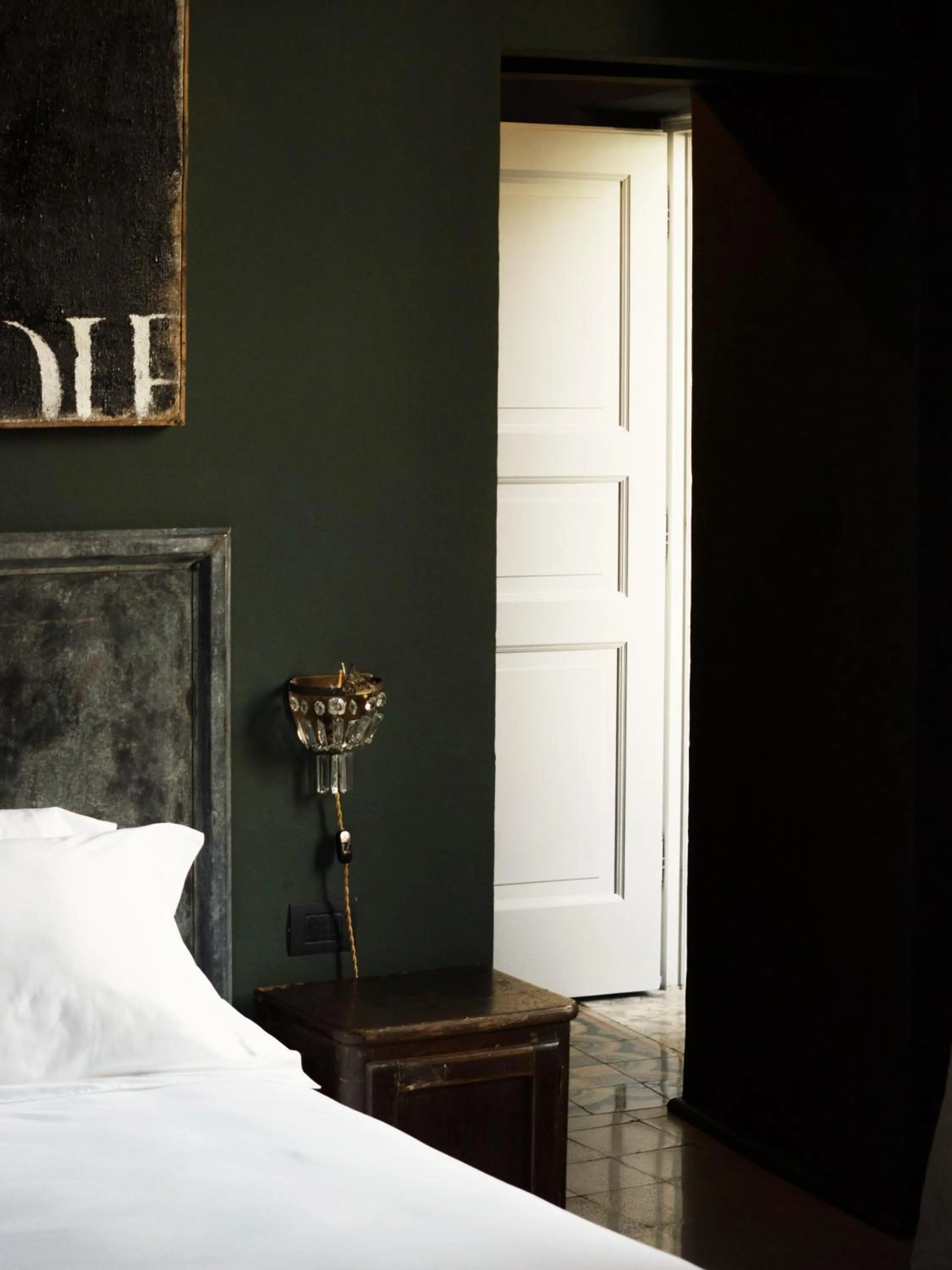 Bedroom, Bed in Palazzo Albricci Peregrini