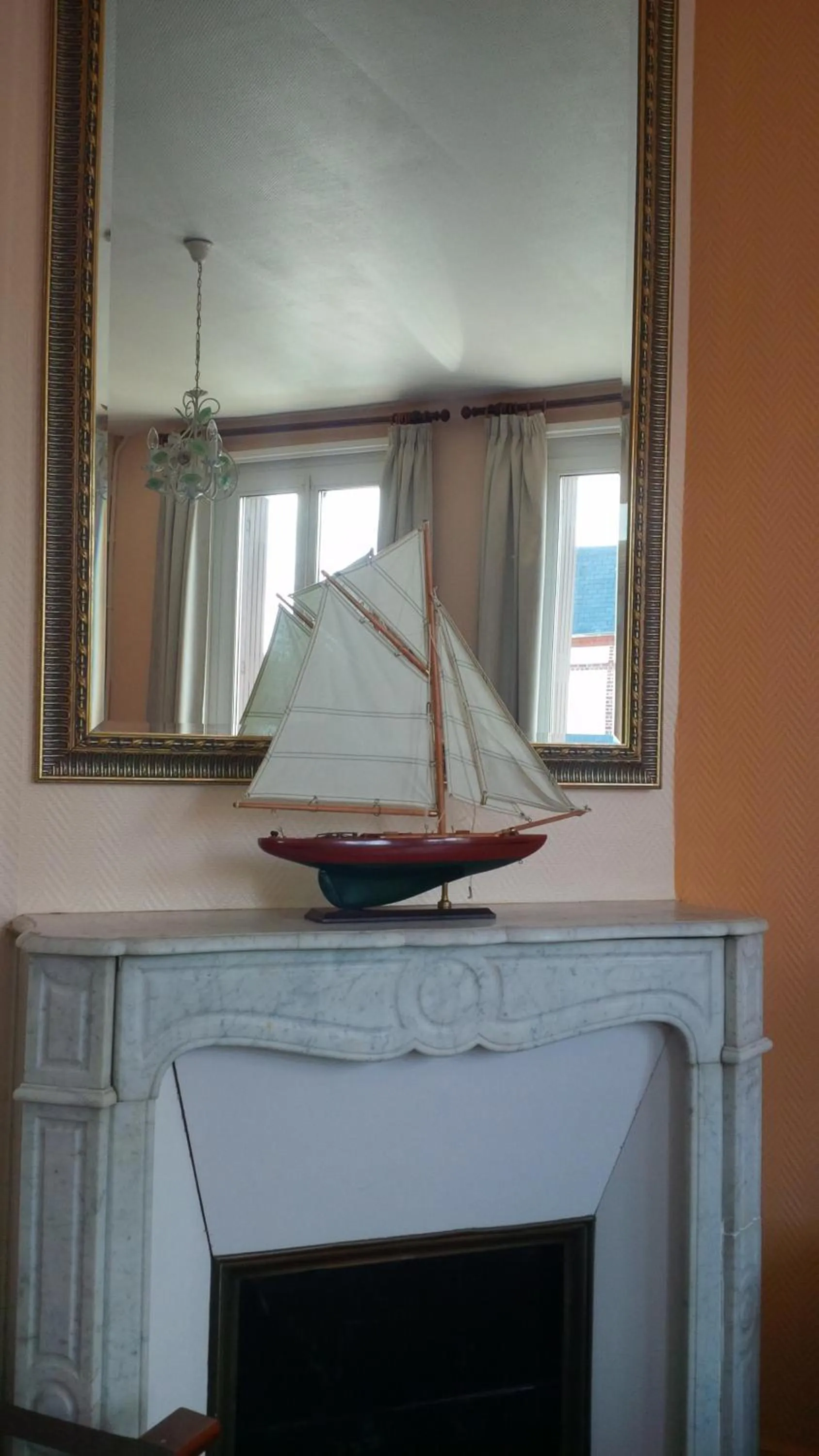 Decorative detail in Hôtel Le Chantilly Deauville