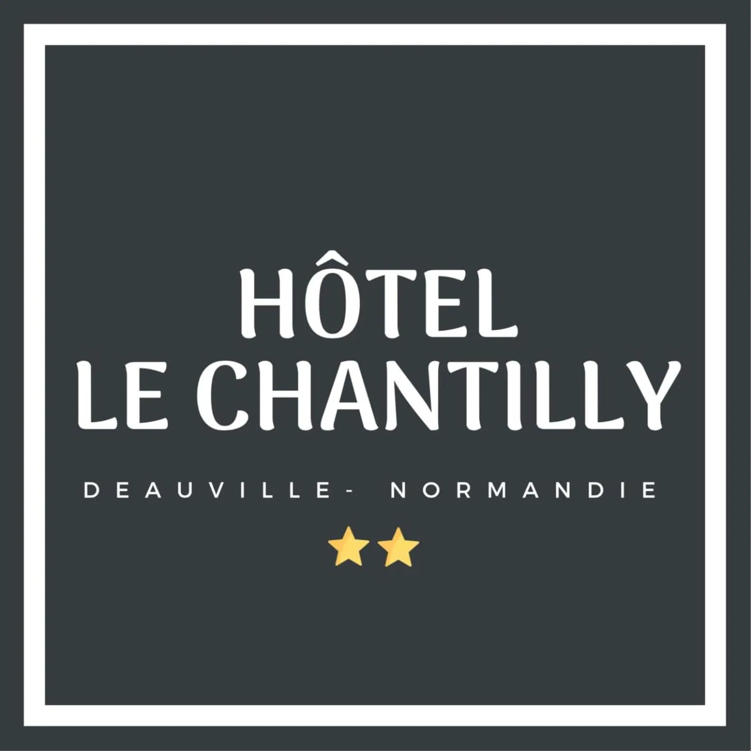 Property logo or sign in Hôtel Le Chantilly Deauville