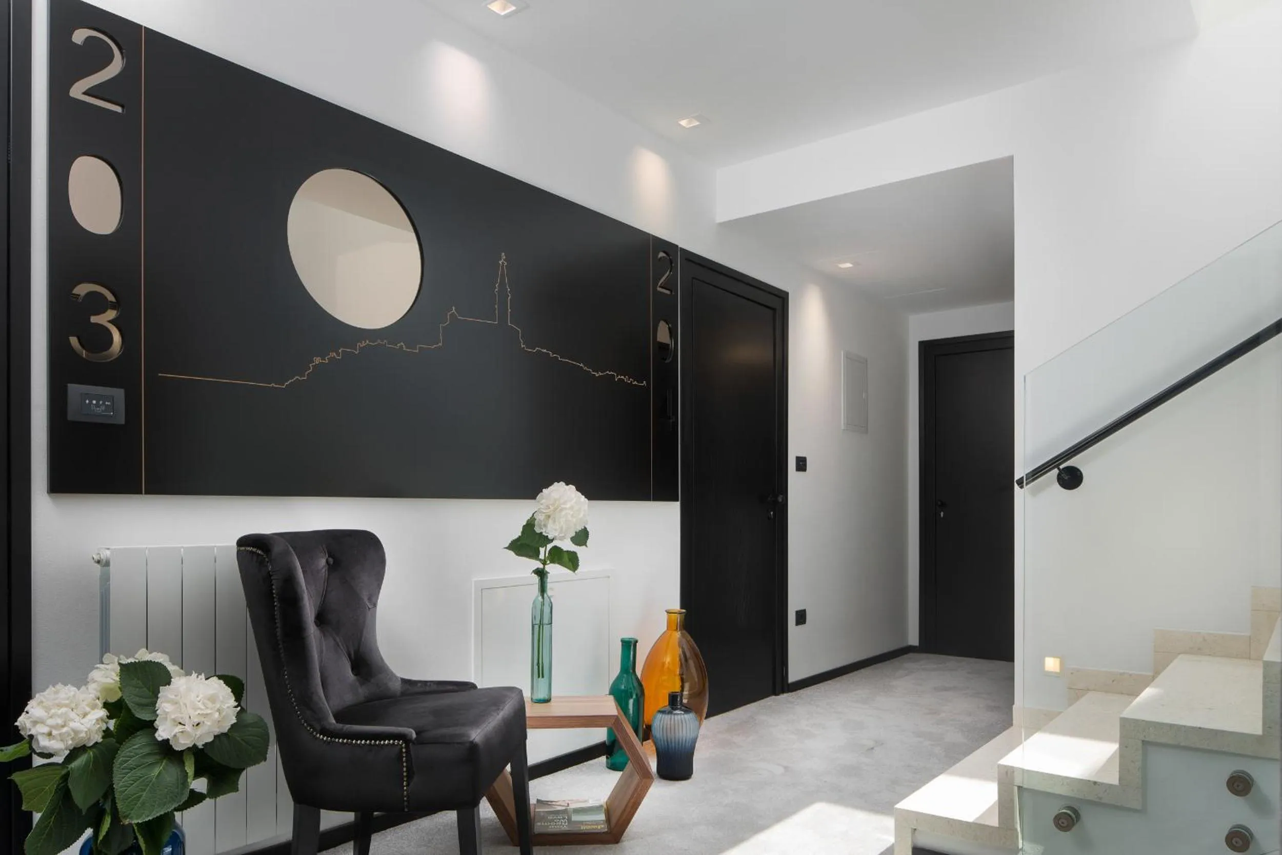 Lobby or reception in Hotel Delfin