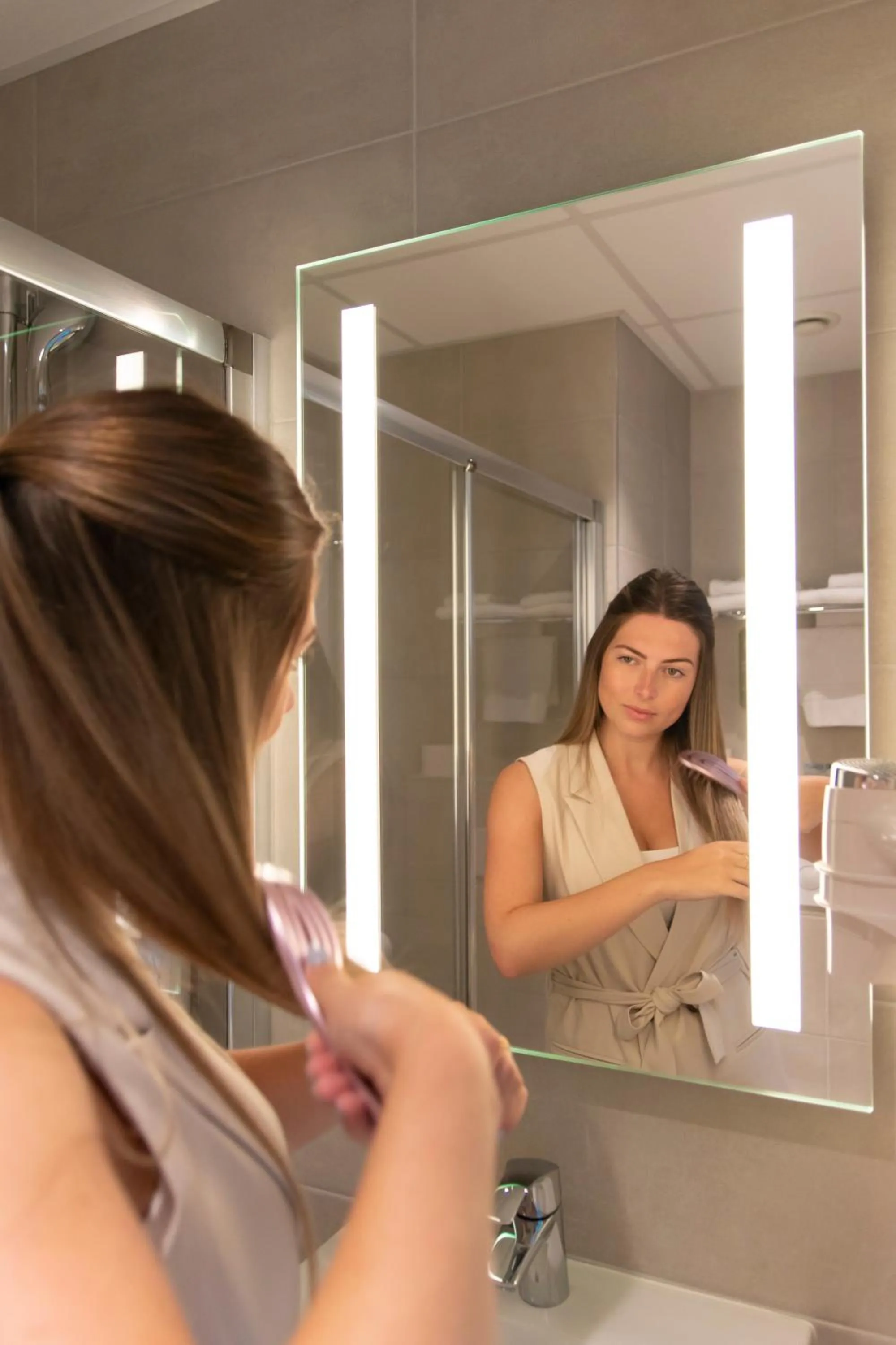 Bathroom in ibis Styles Nieuwpoort