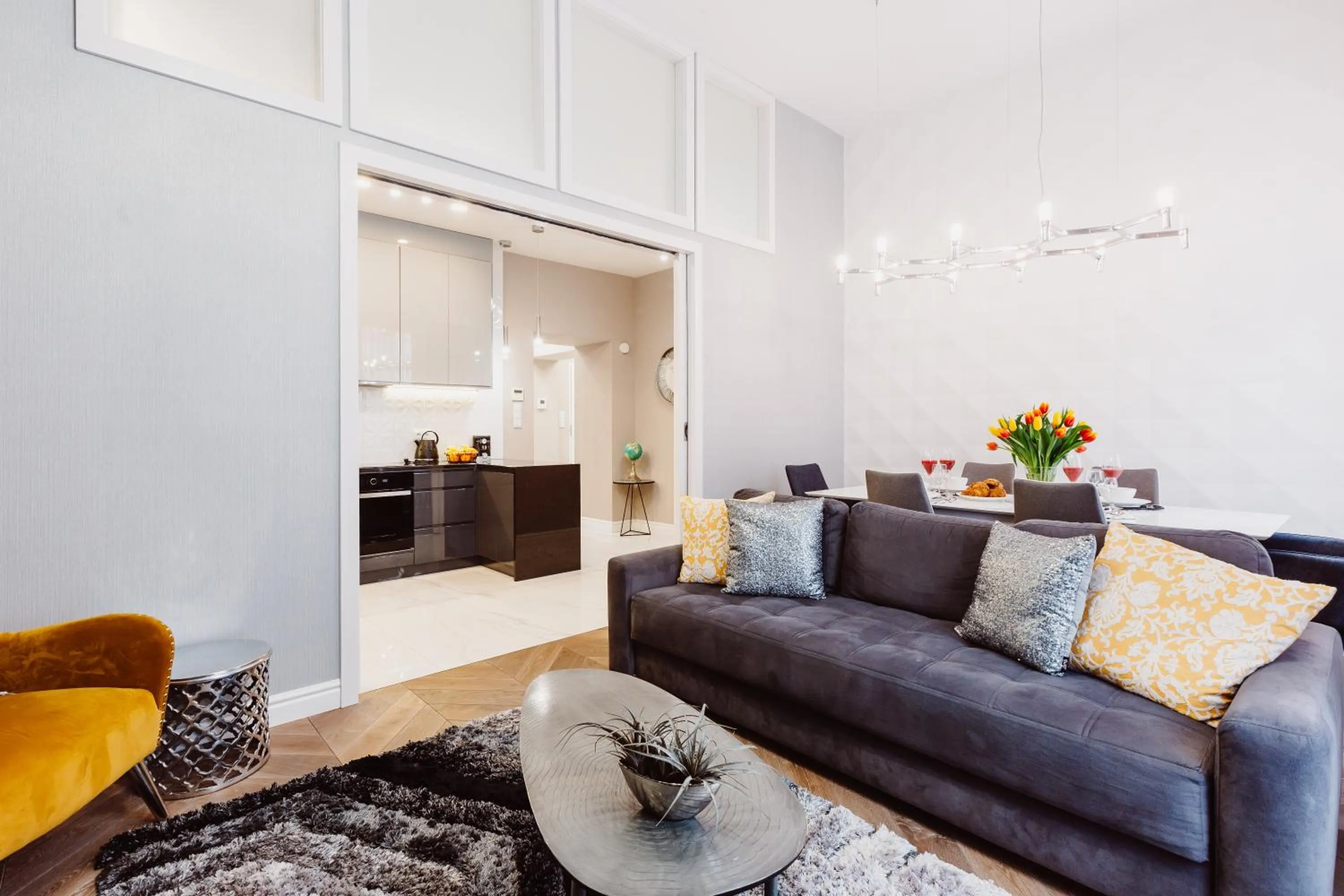 Living room in Z14 Boutique Residence - Krakow Old Town