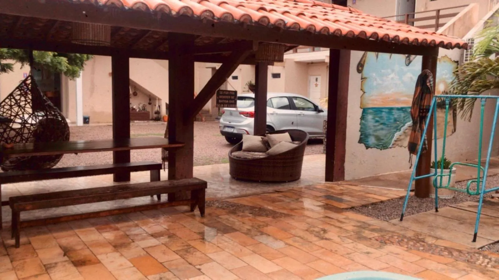 Patio in Pousada Sereias de Maragogi