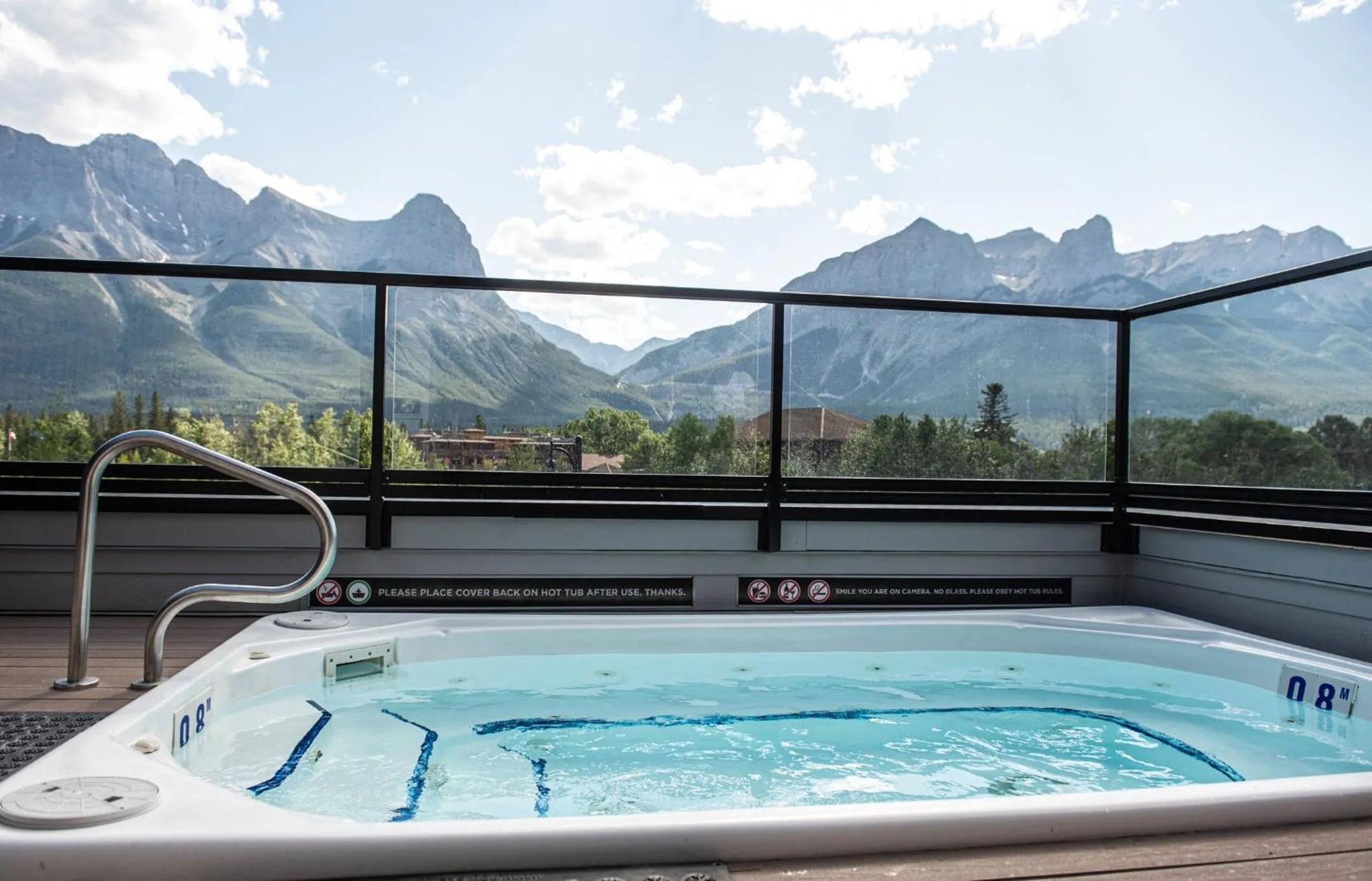 Hot Tub in Basecamp Resorts Canmore
