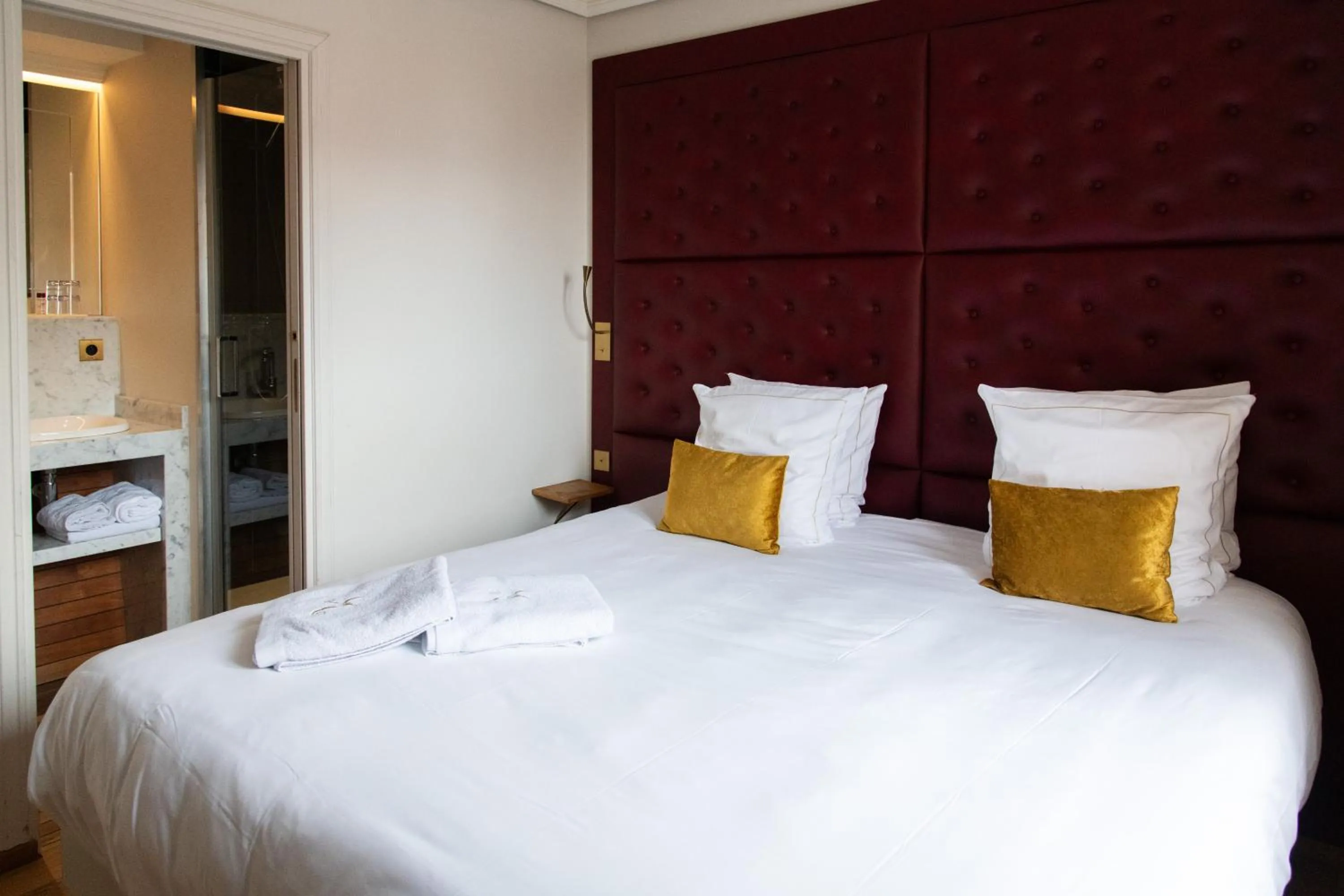 Bed in Les chambres du Waterzooi