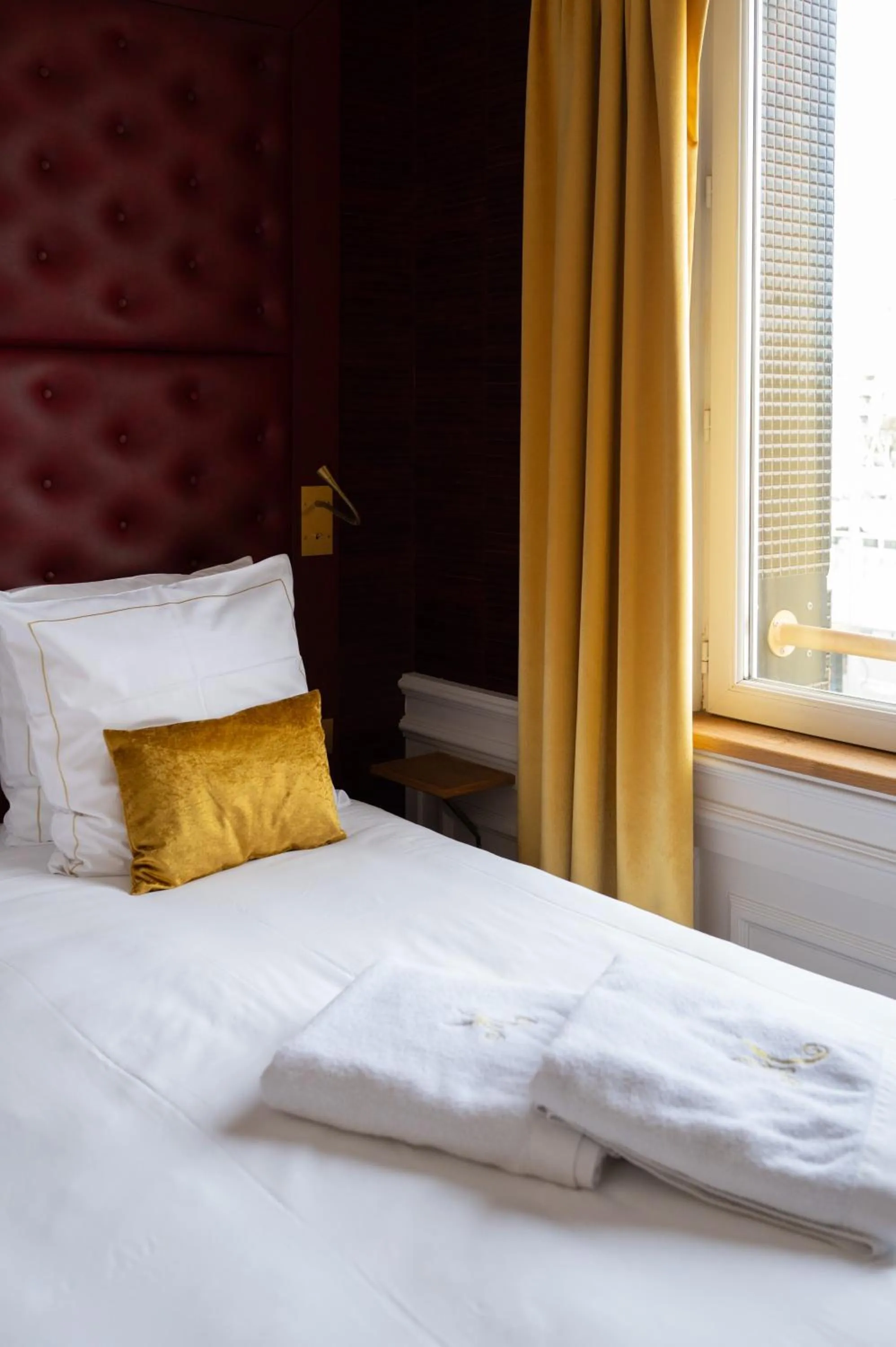 Bed in Les chambres du Waterzooi