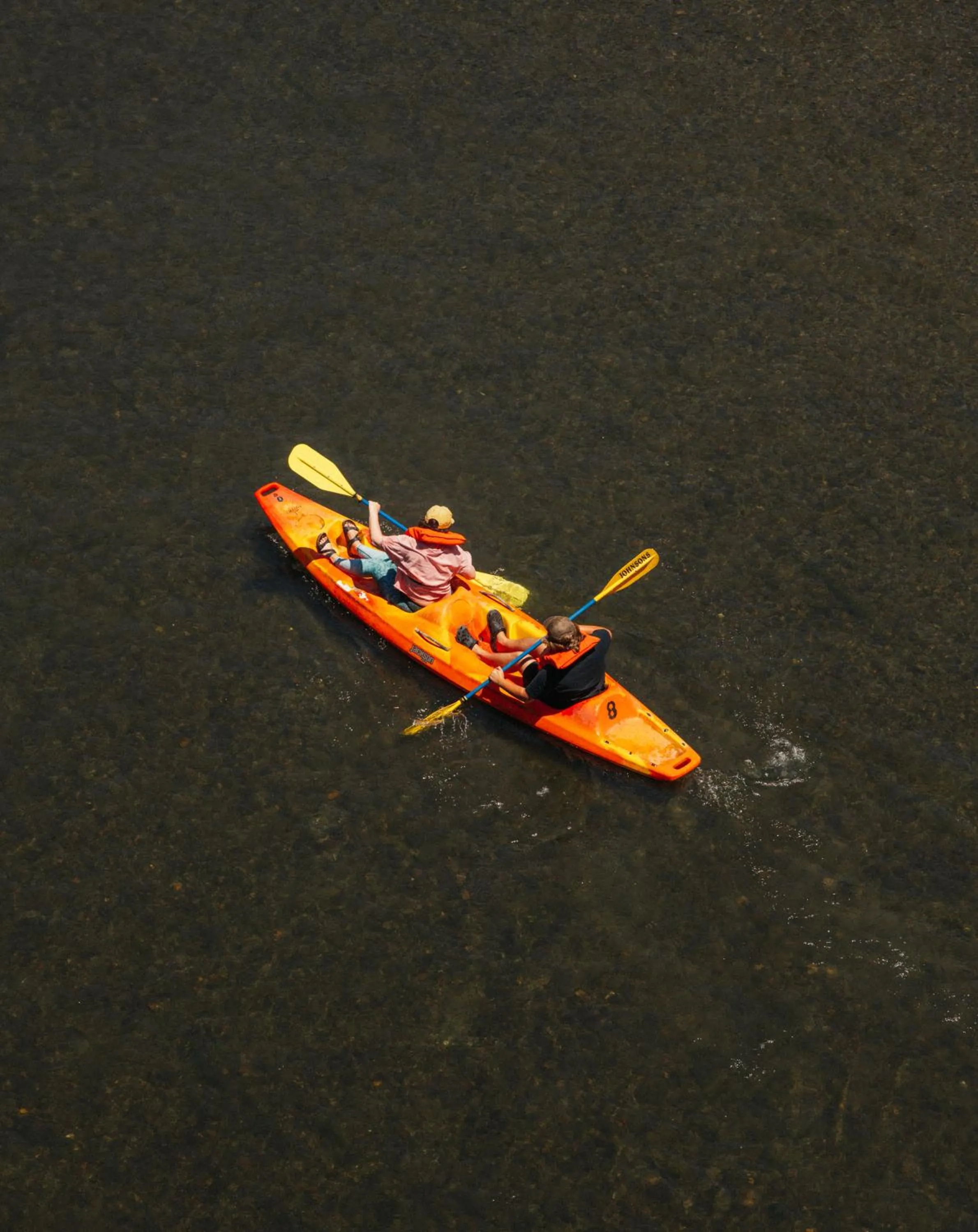 Canoeing in Johnson's Beach Cabins and Campground