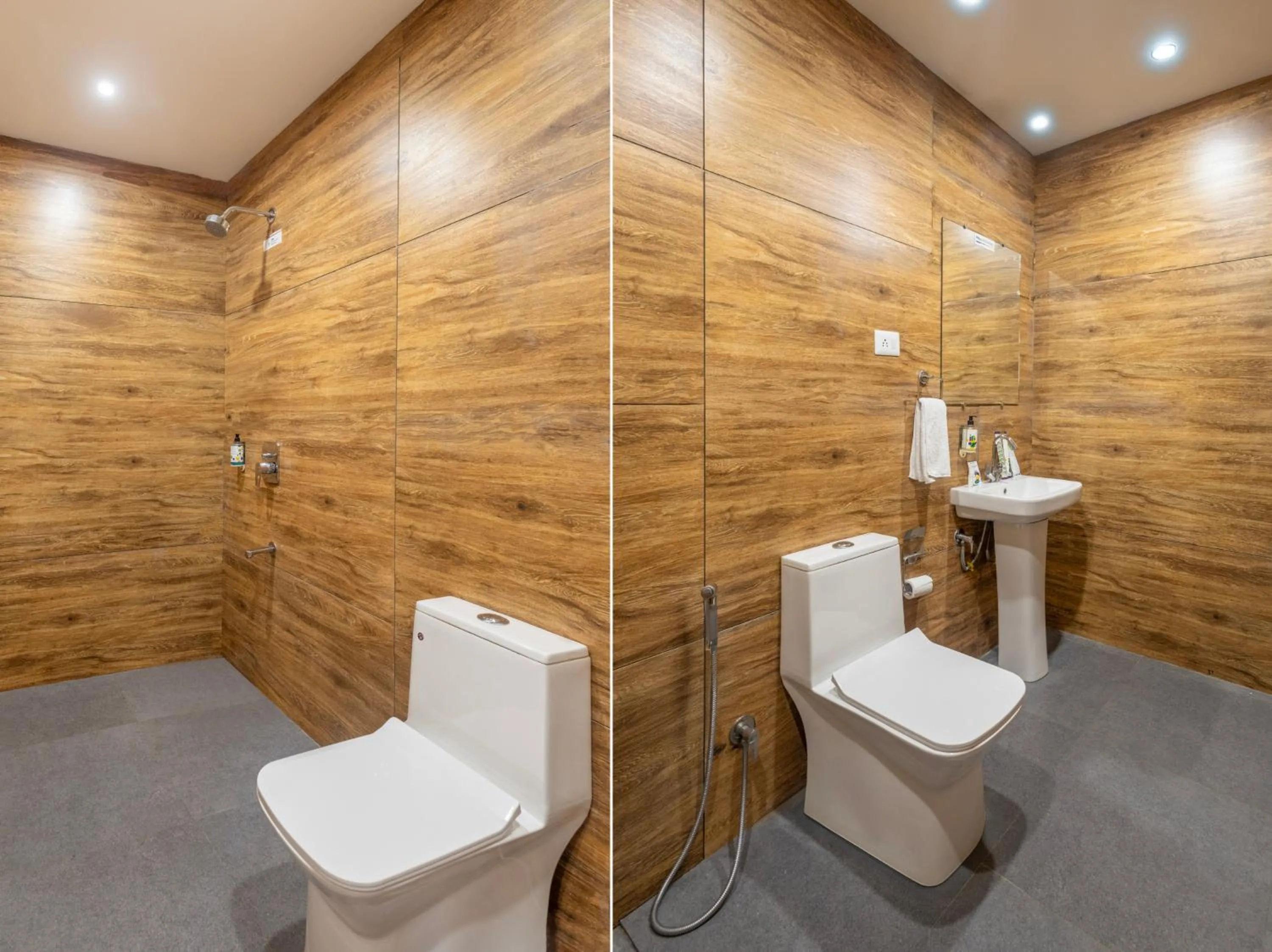 Bathroom in Treebo Lords Garden Glory With Centralised Heating