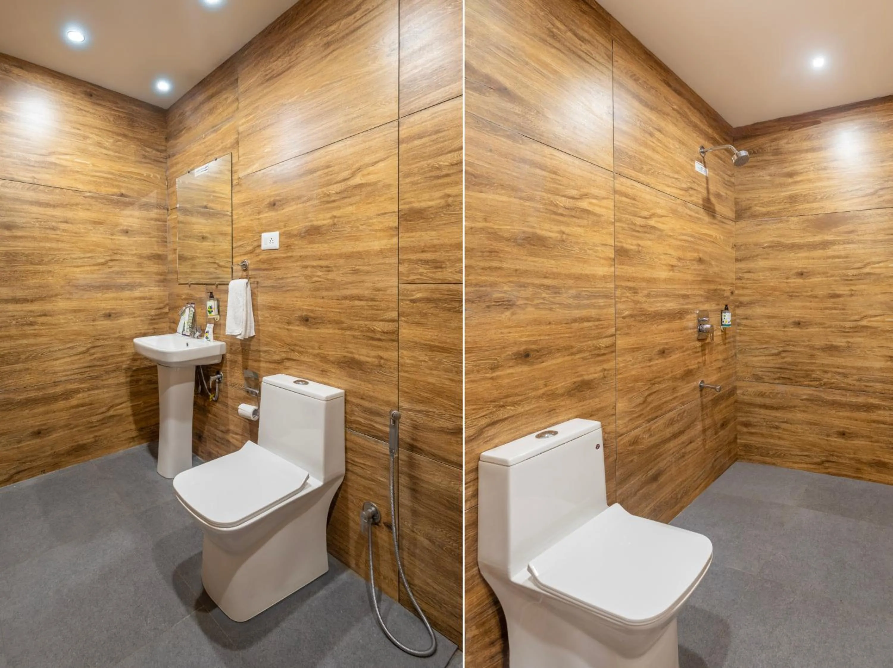 Bathroom in Treebo Lords Garden Glory With Centralised Heating