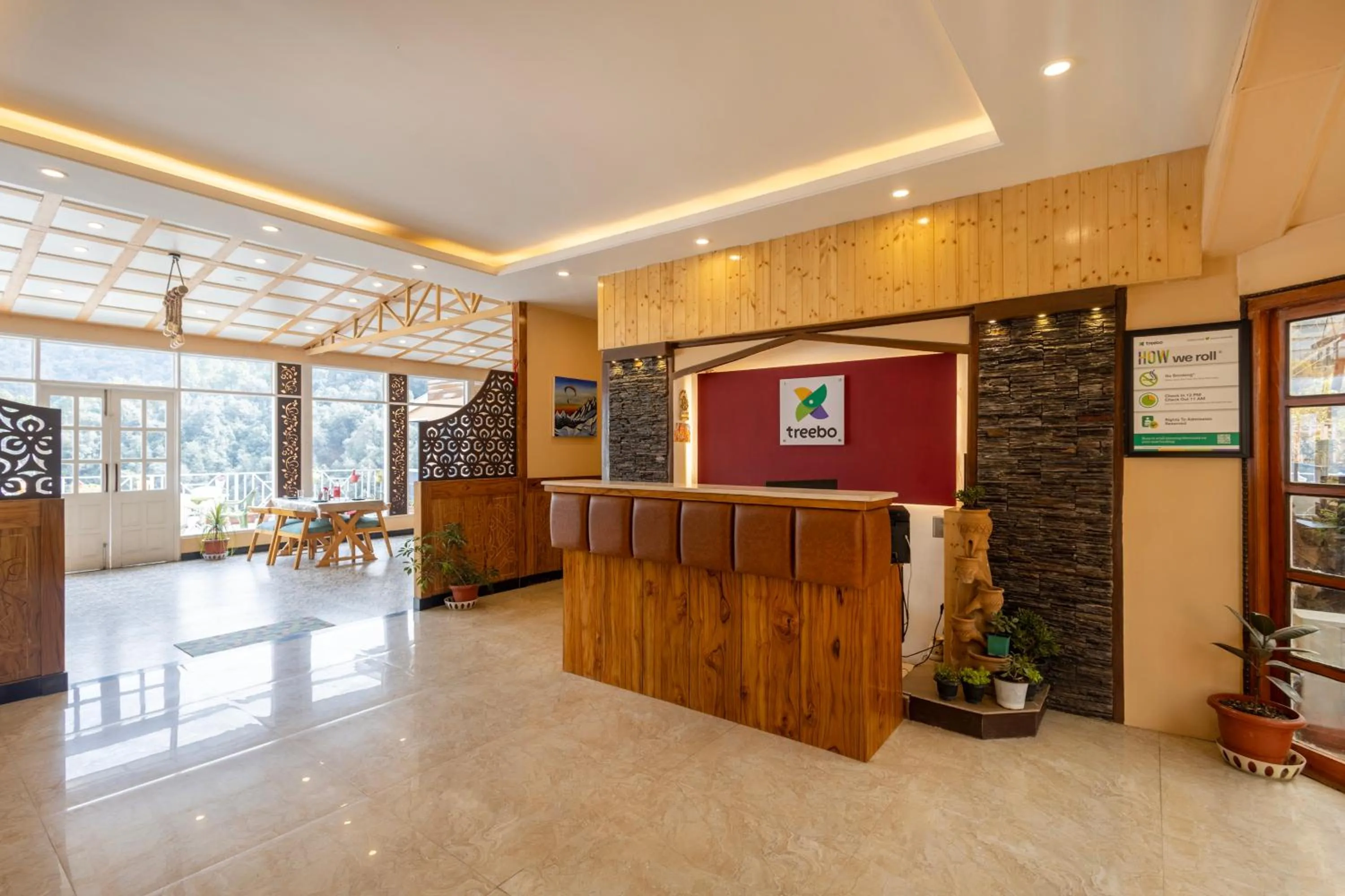 Lobby or reception in Treebo Lords Garden Glory With Centralised Heating