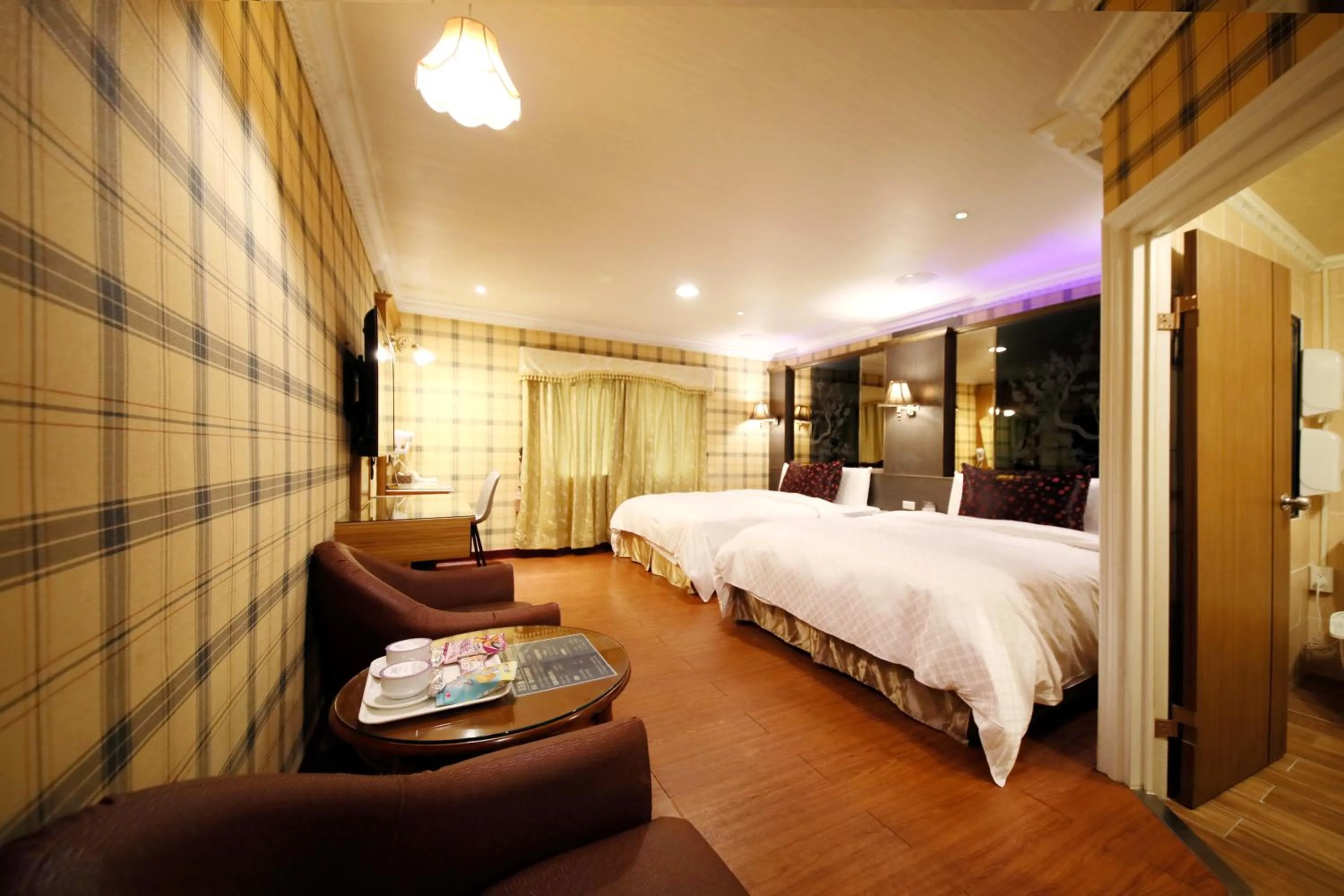 Bed in Wen Sha Bao Motel-Xinying