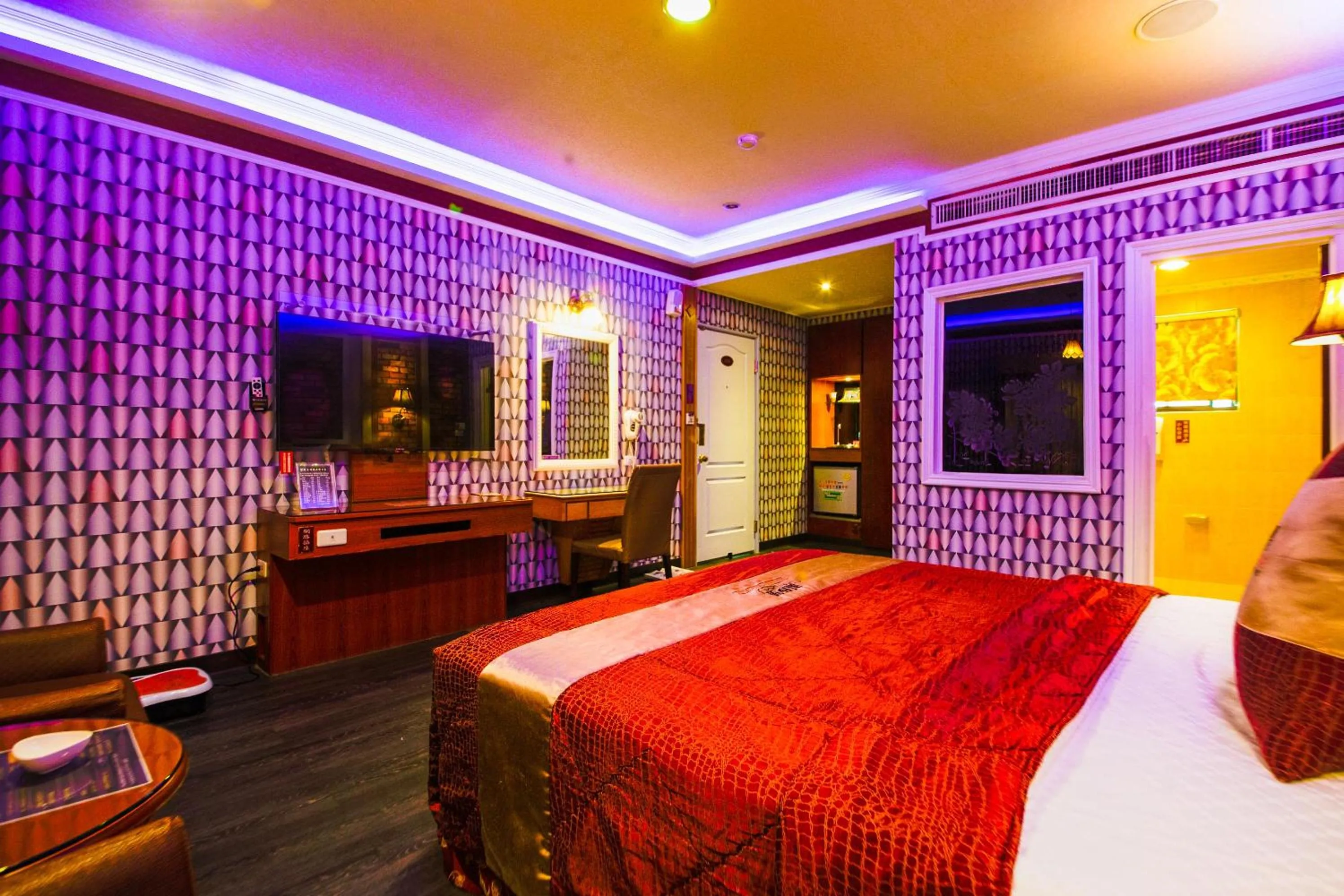 Bed in Wen Sha Bao Motel-Xinying