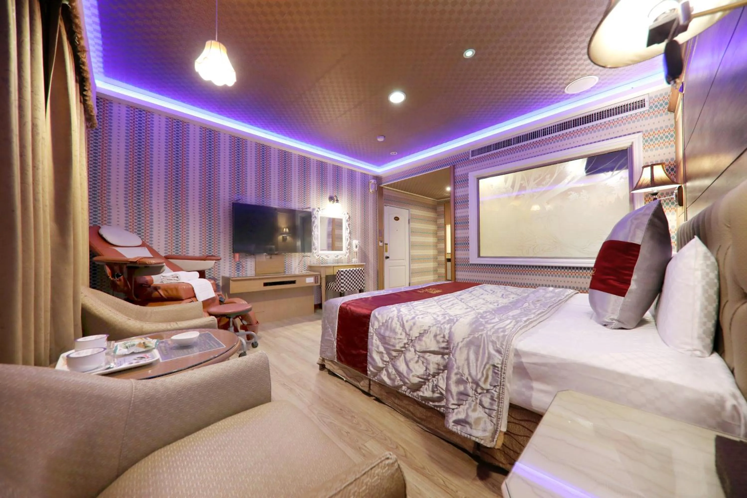 Bed in Wen Sha Bao Motel-Xinying