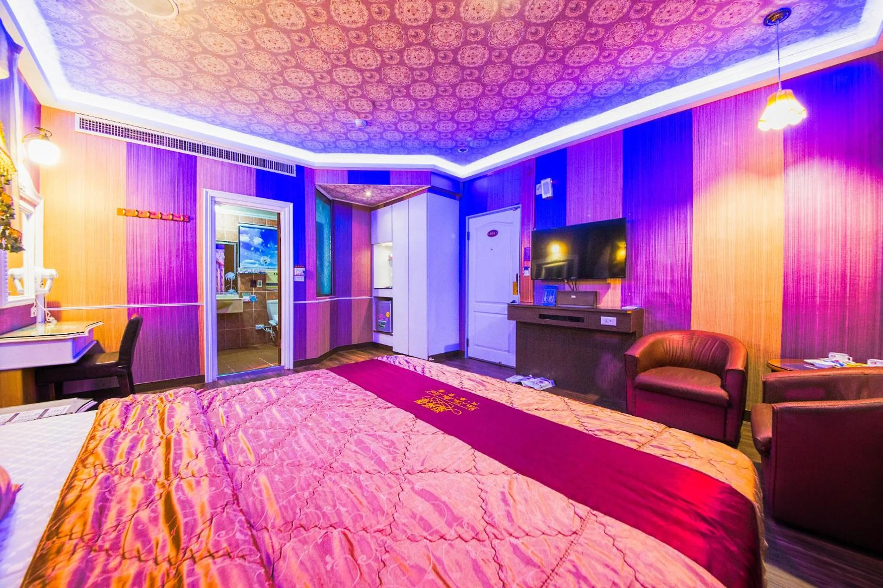 Bed in Wen Sha Bao Motel-Xinying