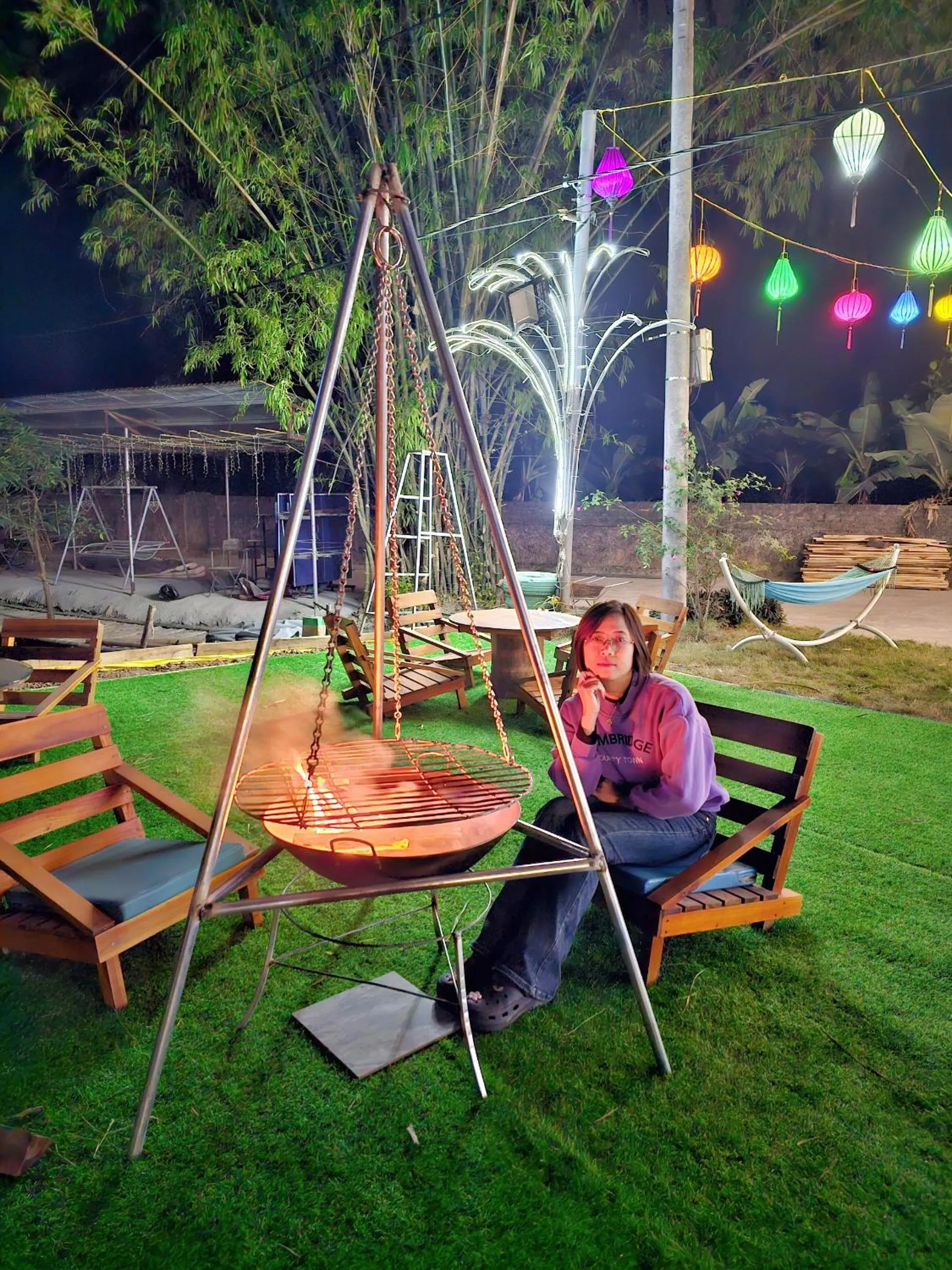 Night in Quoc Khanh Bamboo Homestay