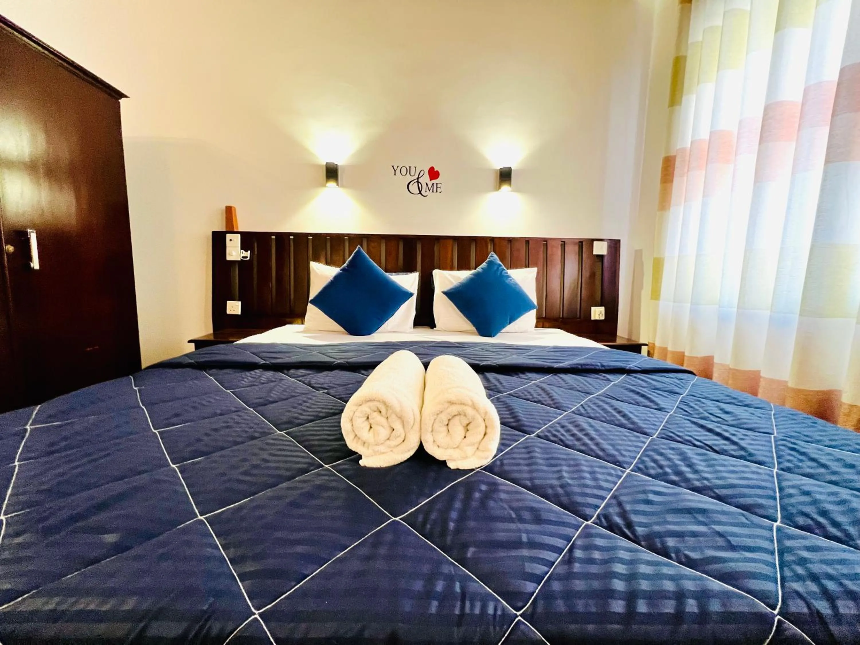 Bed in Cozy Sea view Inn