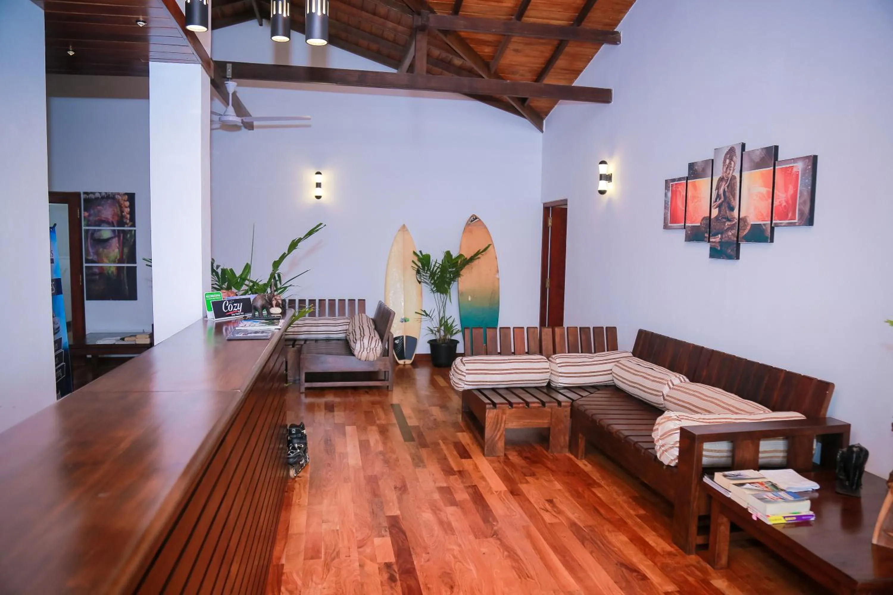 Lobby or reception in Cozy Sea view Inn