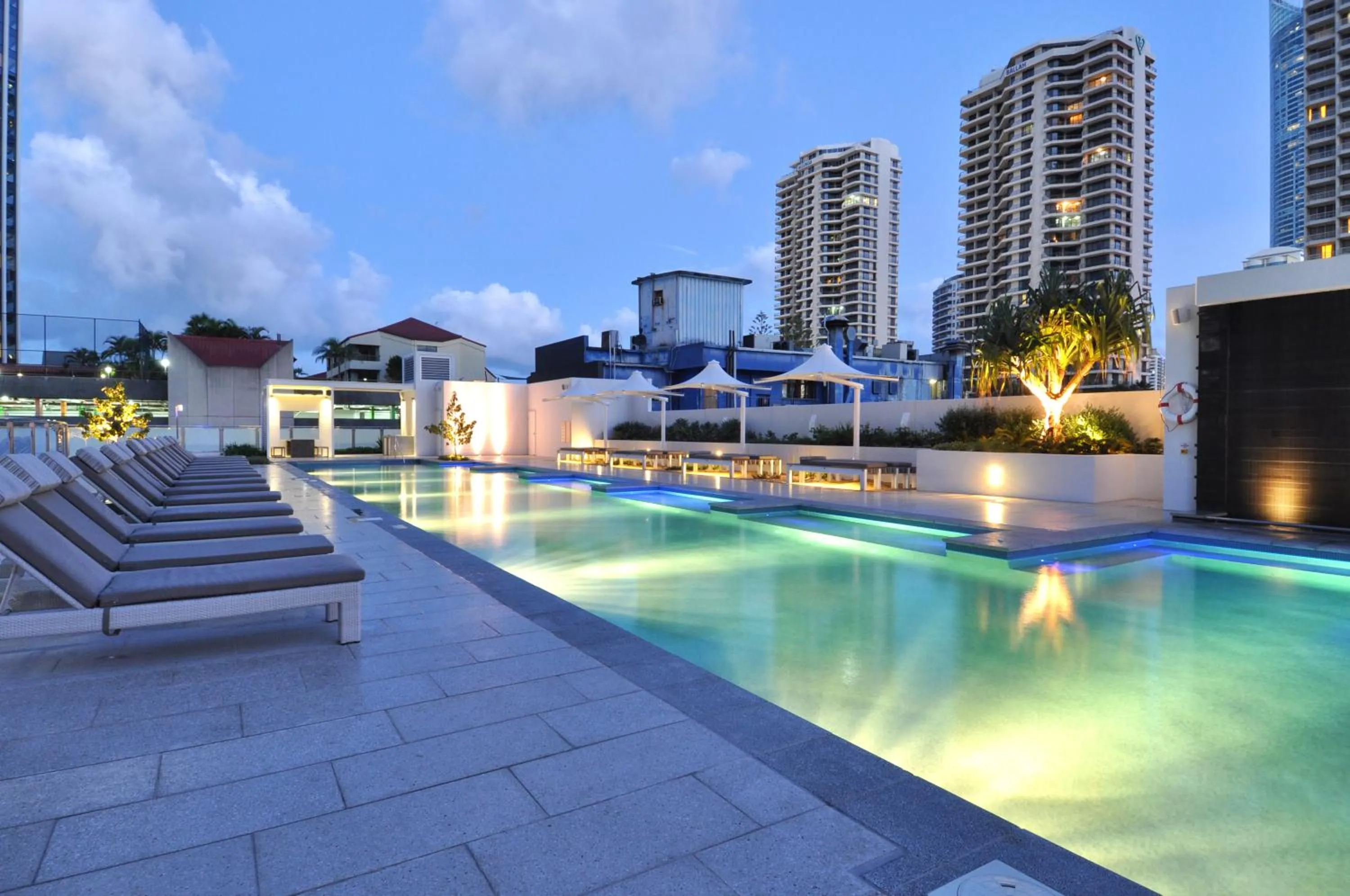 Swimming pool in Orchid Residences - HR Surfers Paradise