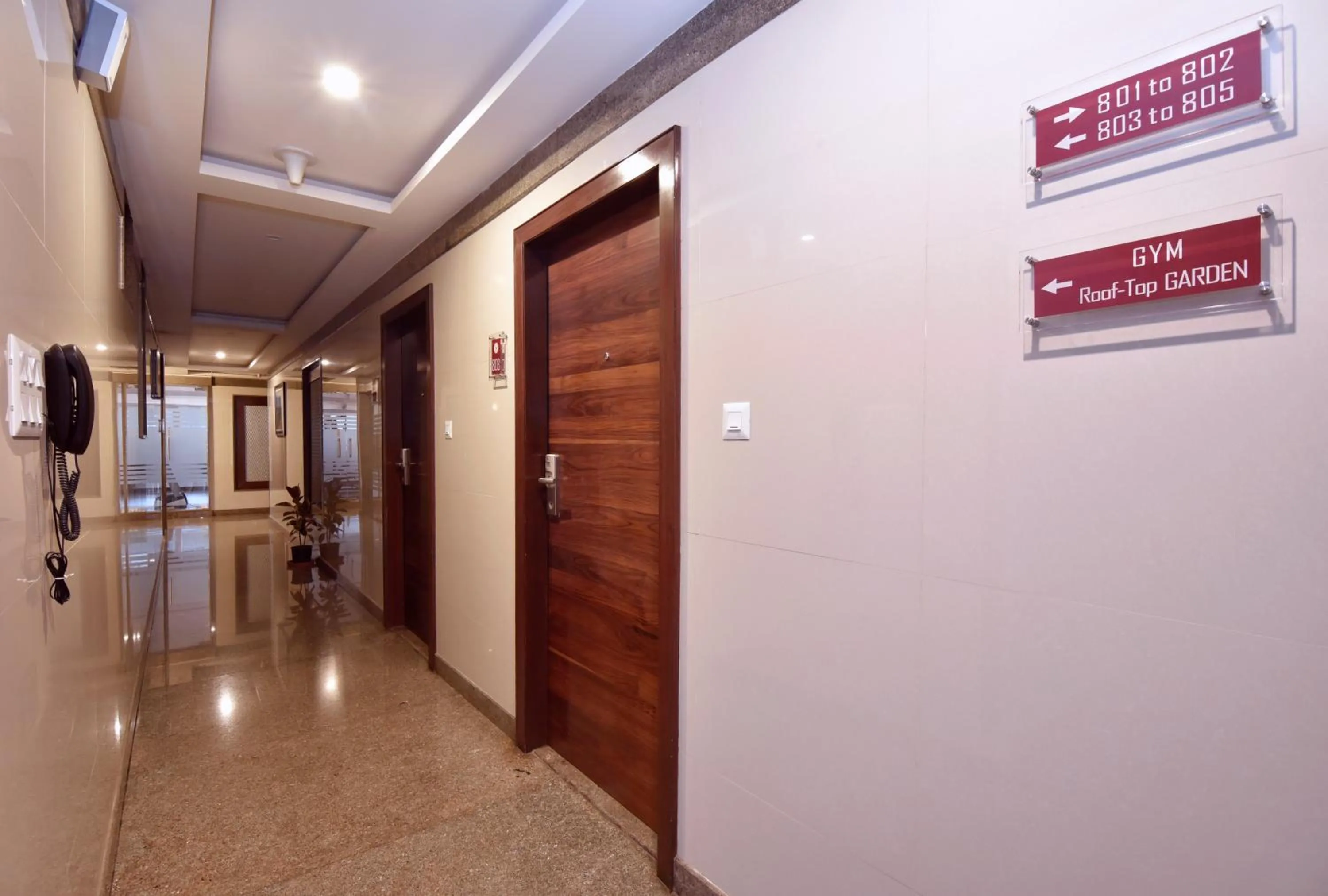 Floor plan in I V Sanctum Hotel