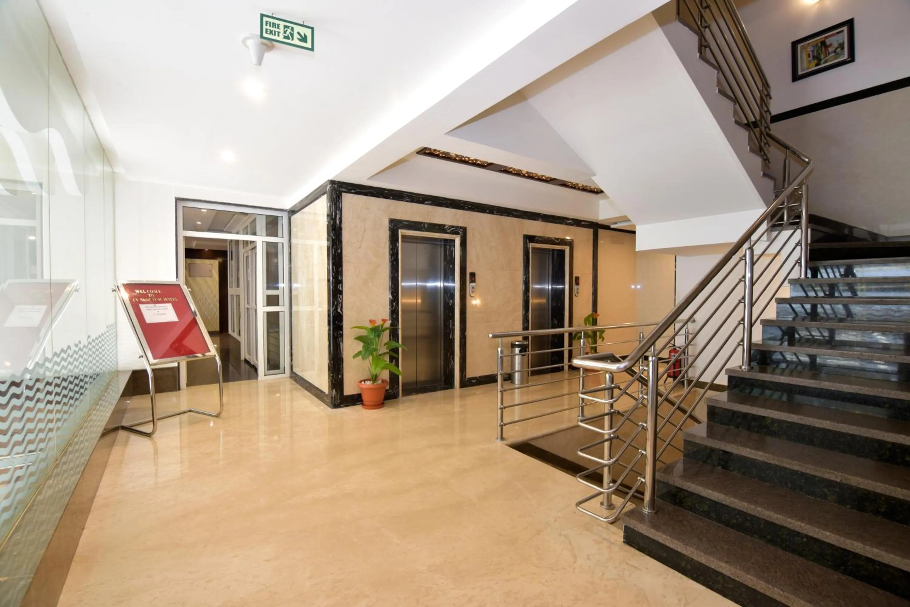 Patio in I V Sanctum Hotel