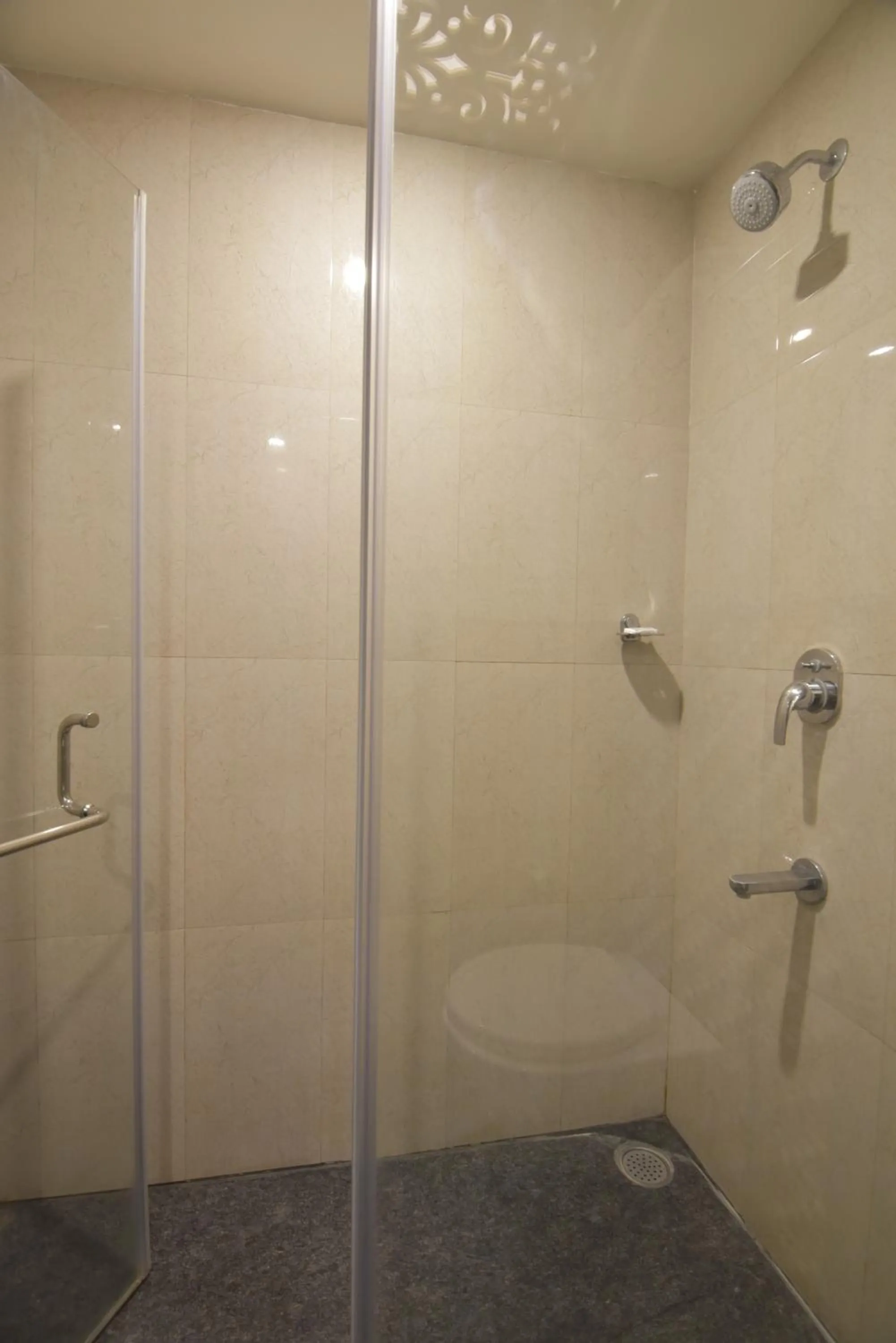 Shower in I V Sanctum Hotel