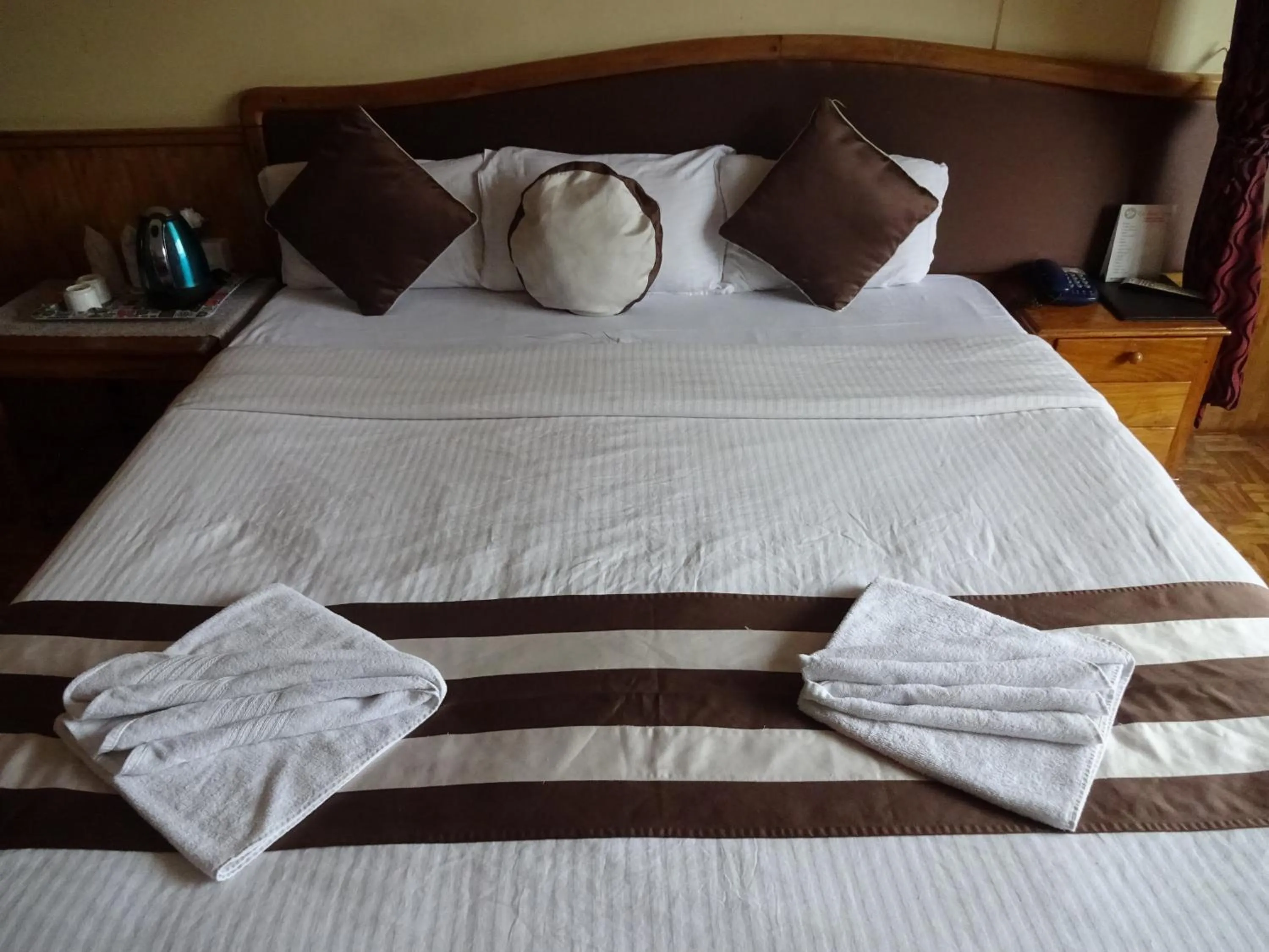 Bed in Jain Group Hotel Royal Residency