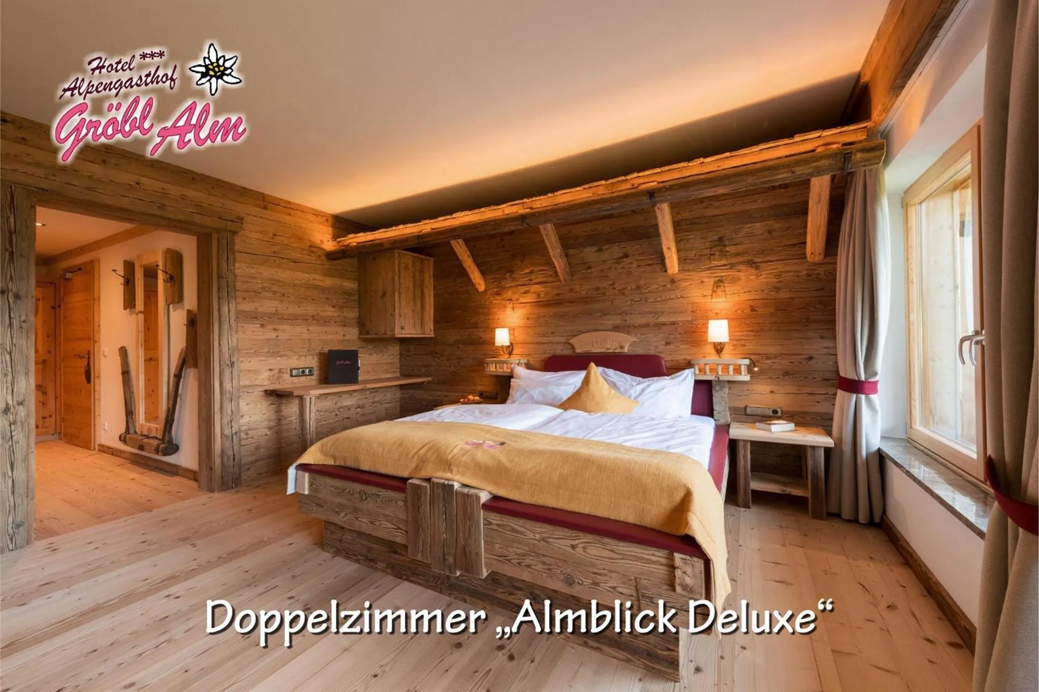 Photo of the whole room, Bed in Gröbl-Alm