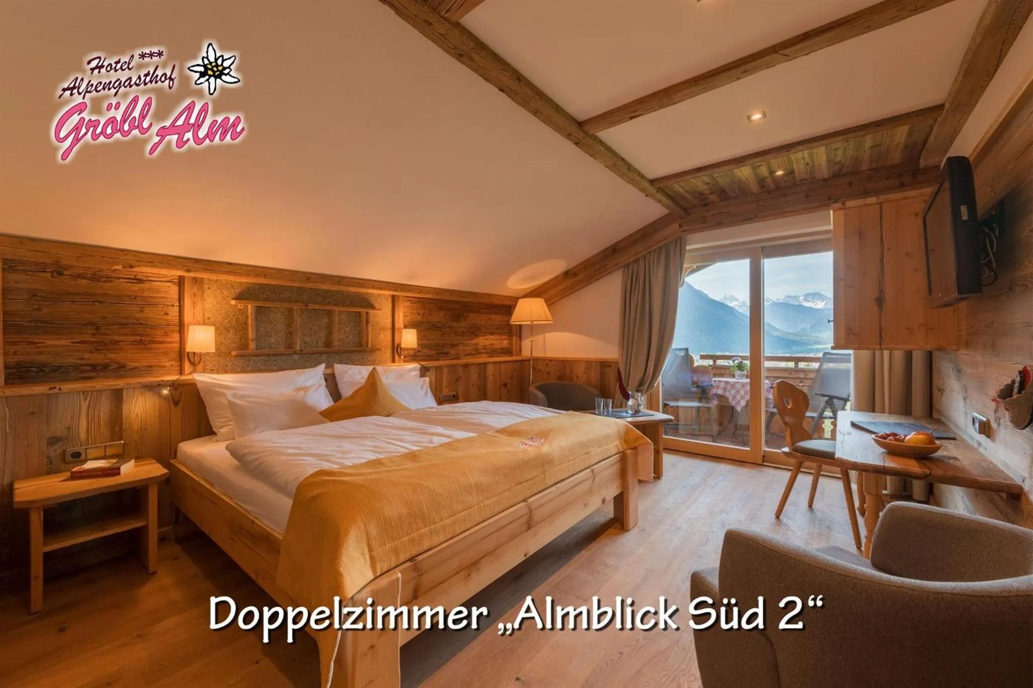 Bedroom, Bed in Gröbl-Alm