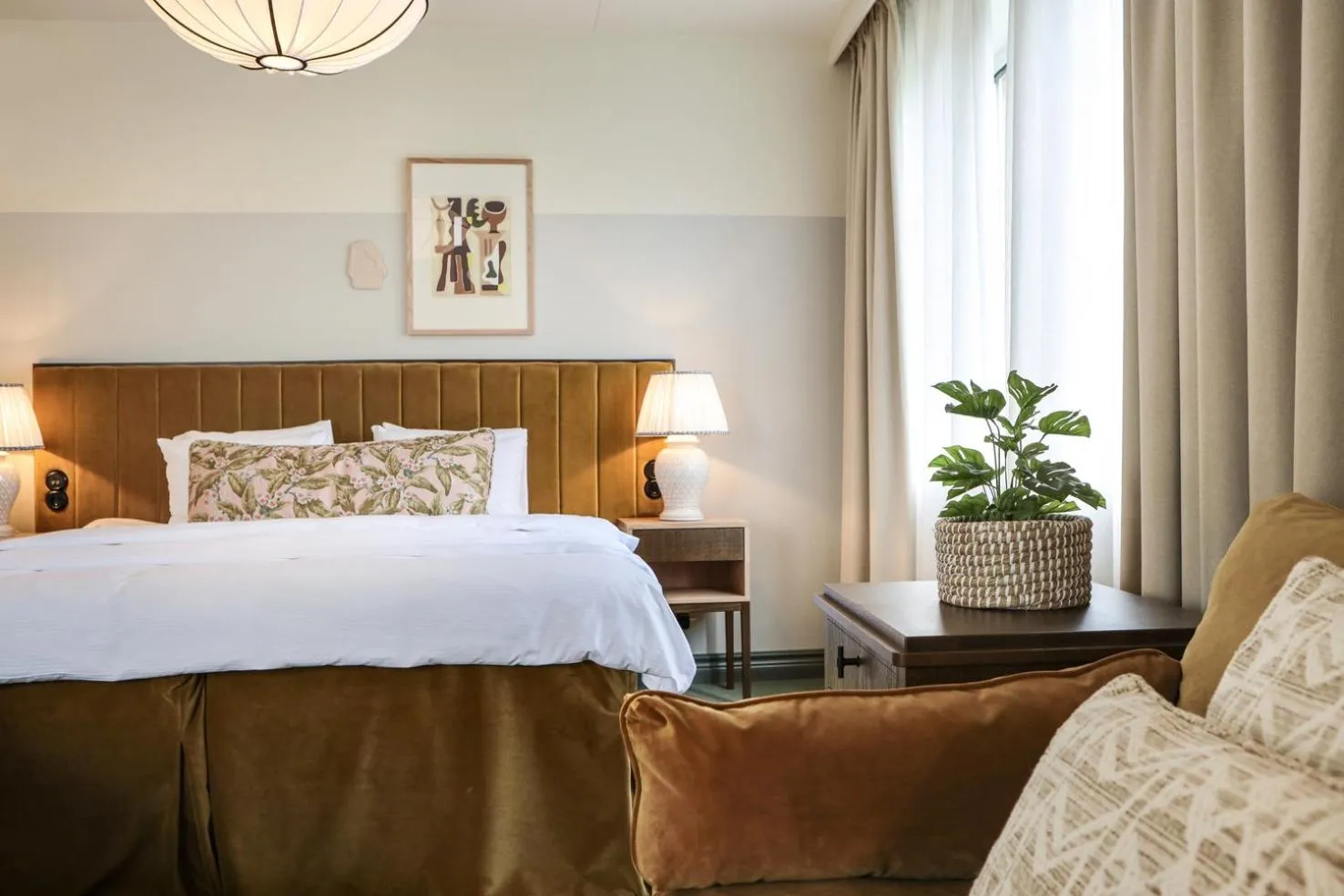 Bed in Elite Hotel Mårtenson