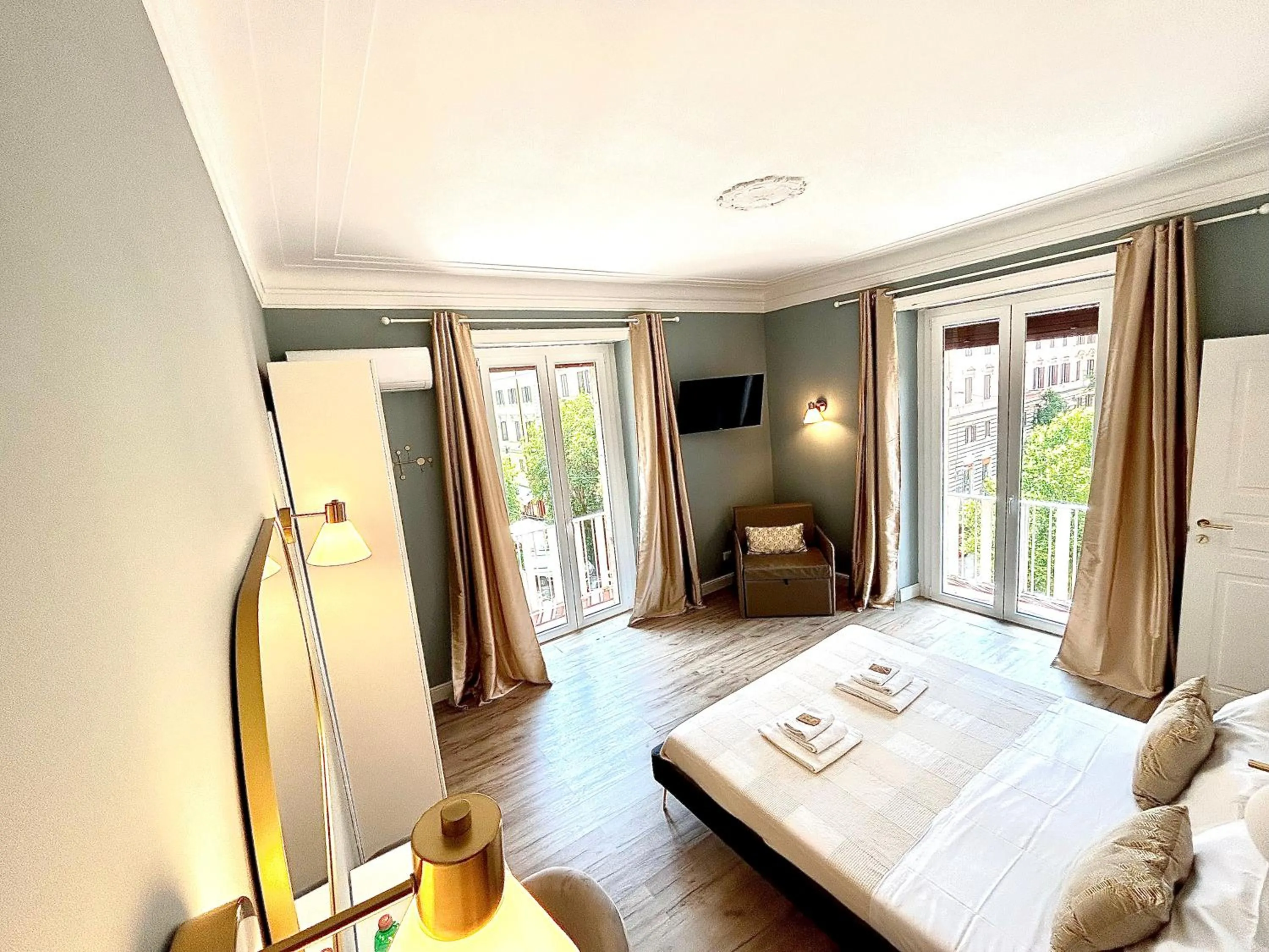 Bed in San Pietro Rooms 84