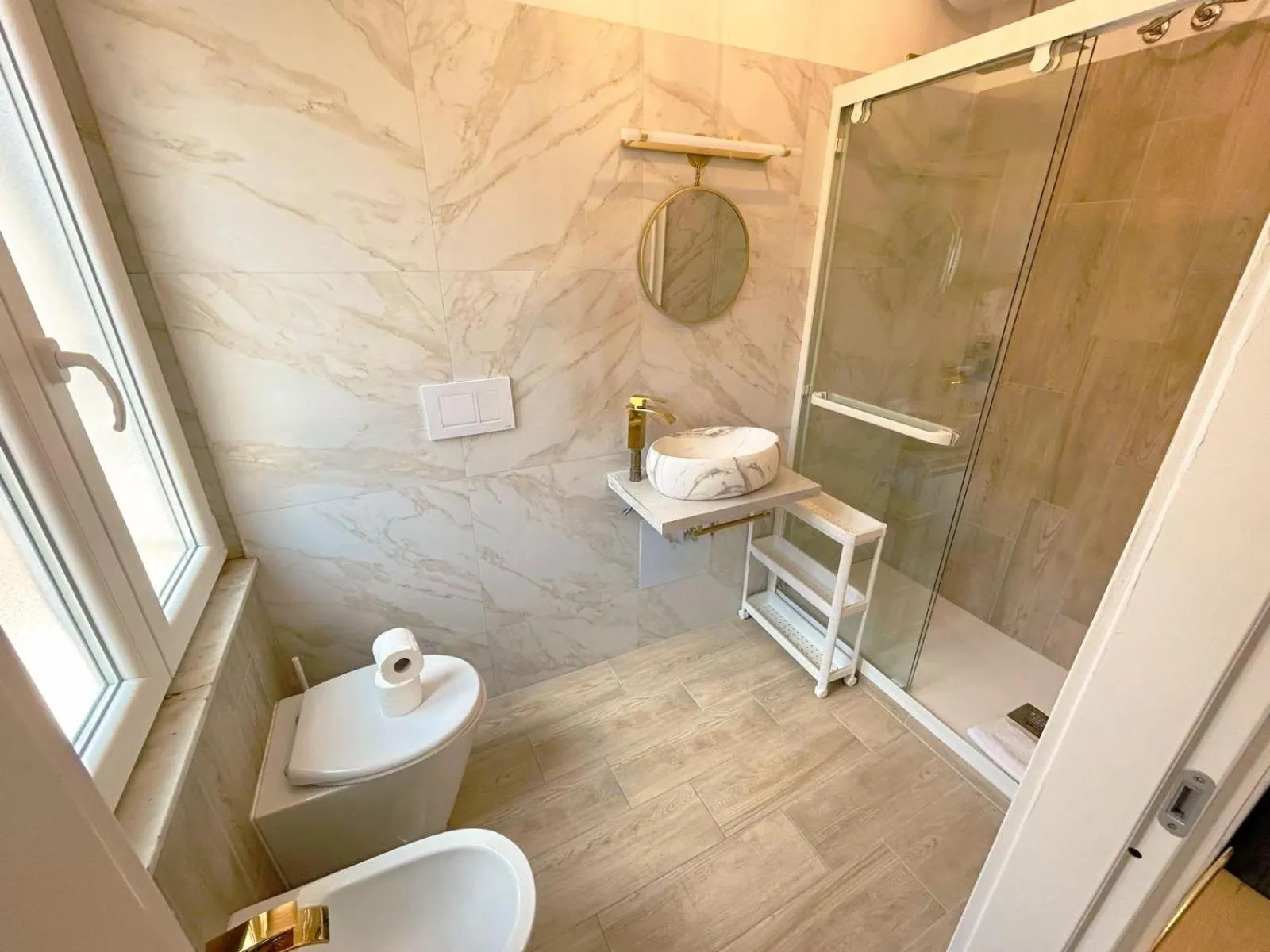 Bathroom in San Pietro Rooms 84