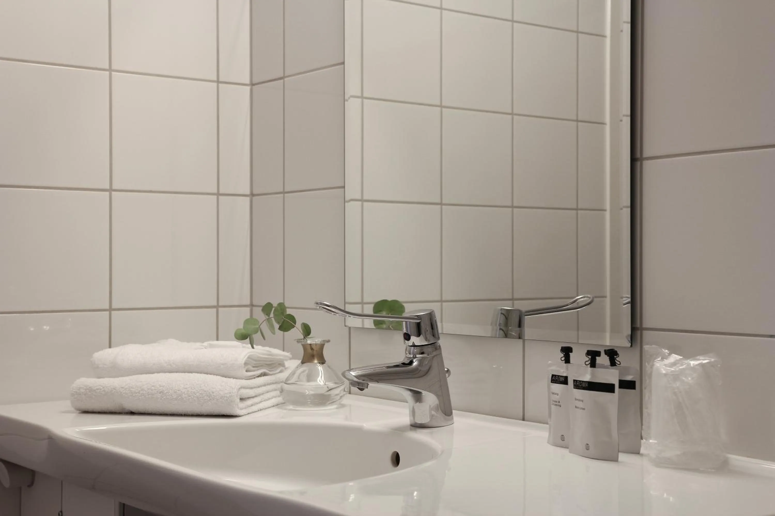 Bathroom in Brattvåg Fjordhotell