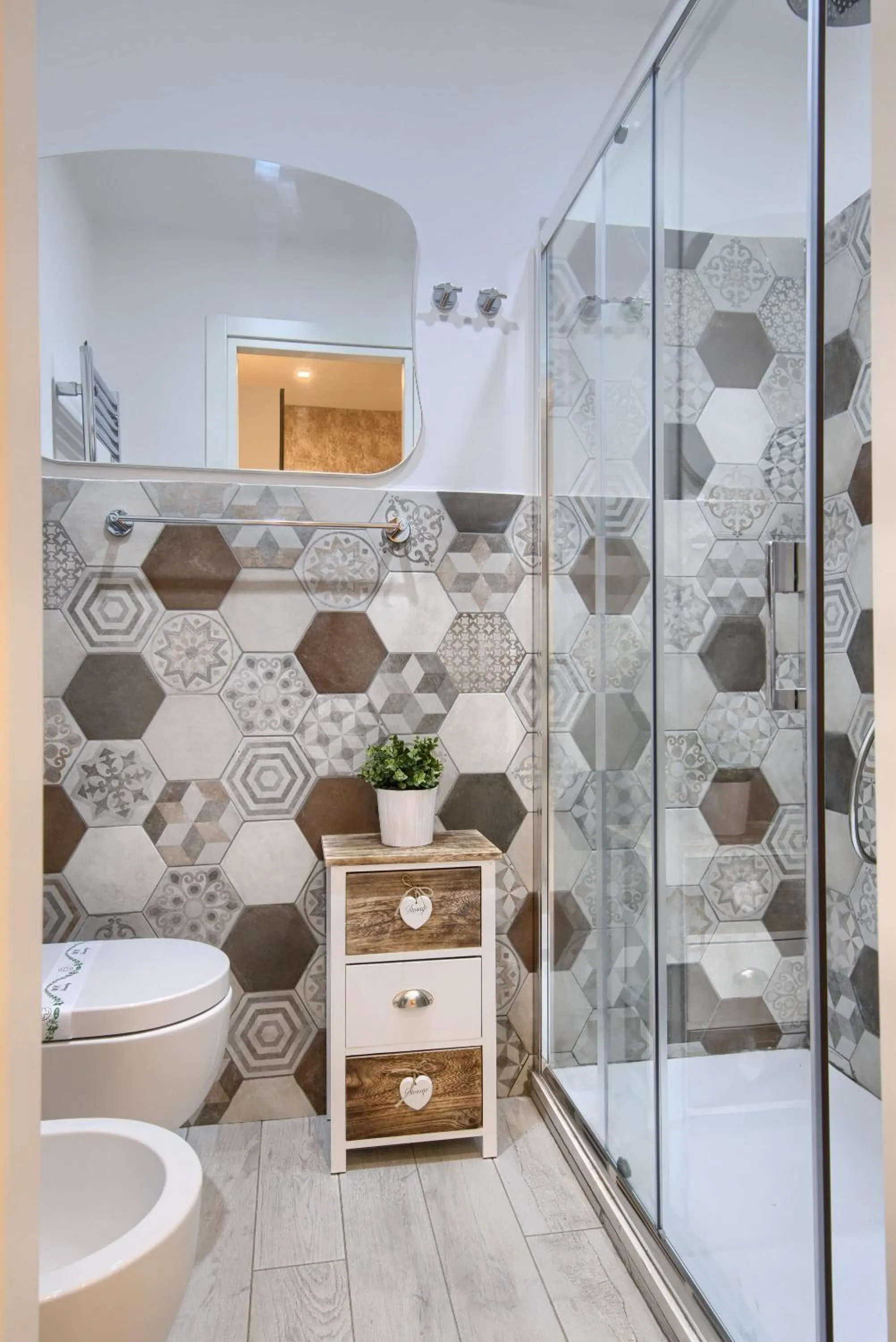 Bathroom in Relais Vatican Secret