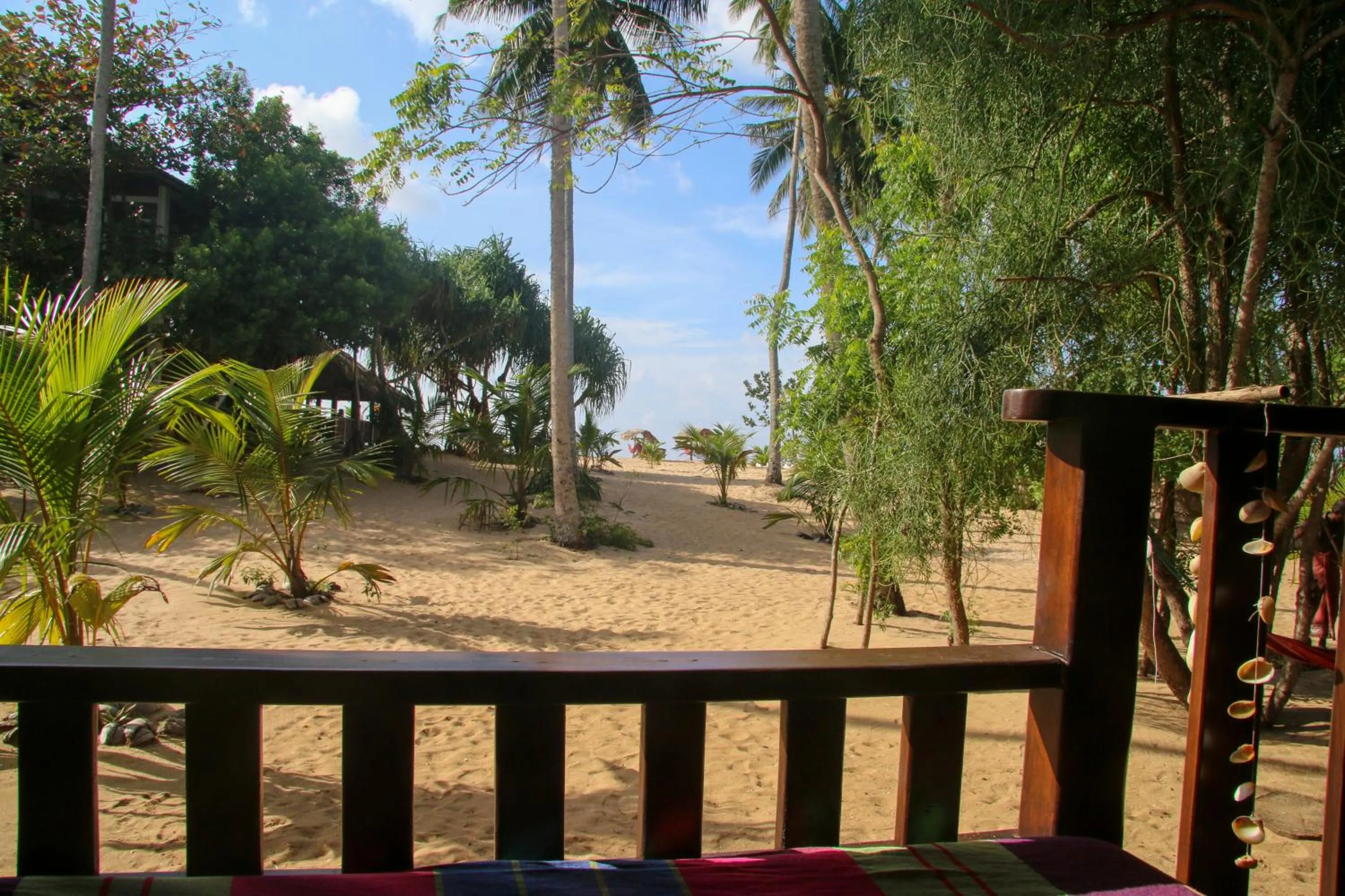 Garden in Shiva's Beach Cabanas