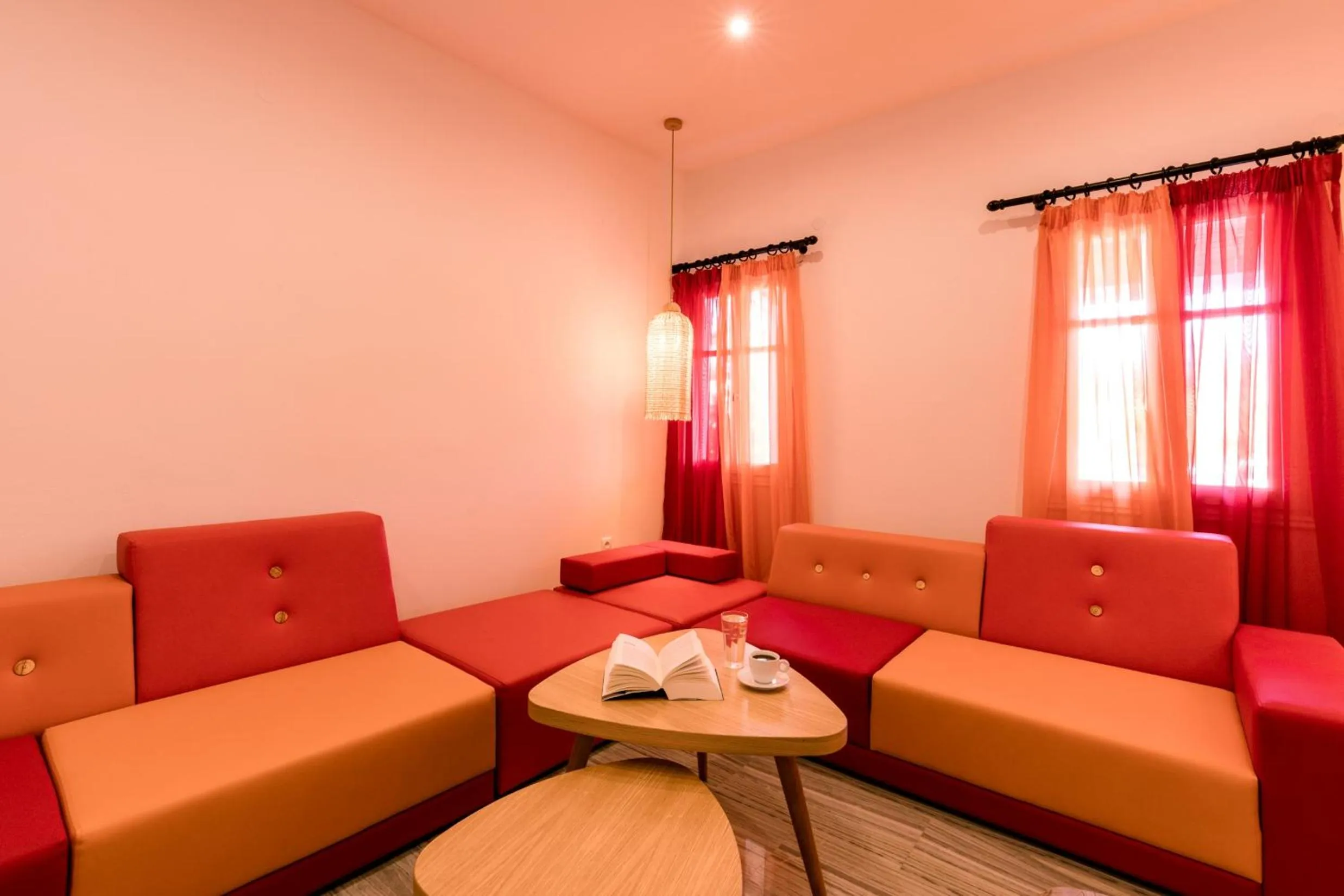 Lobby or reception in Acqua Vatos Paros Hotel