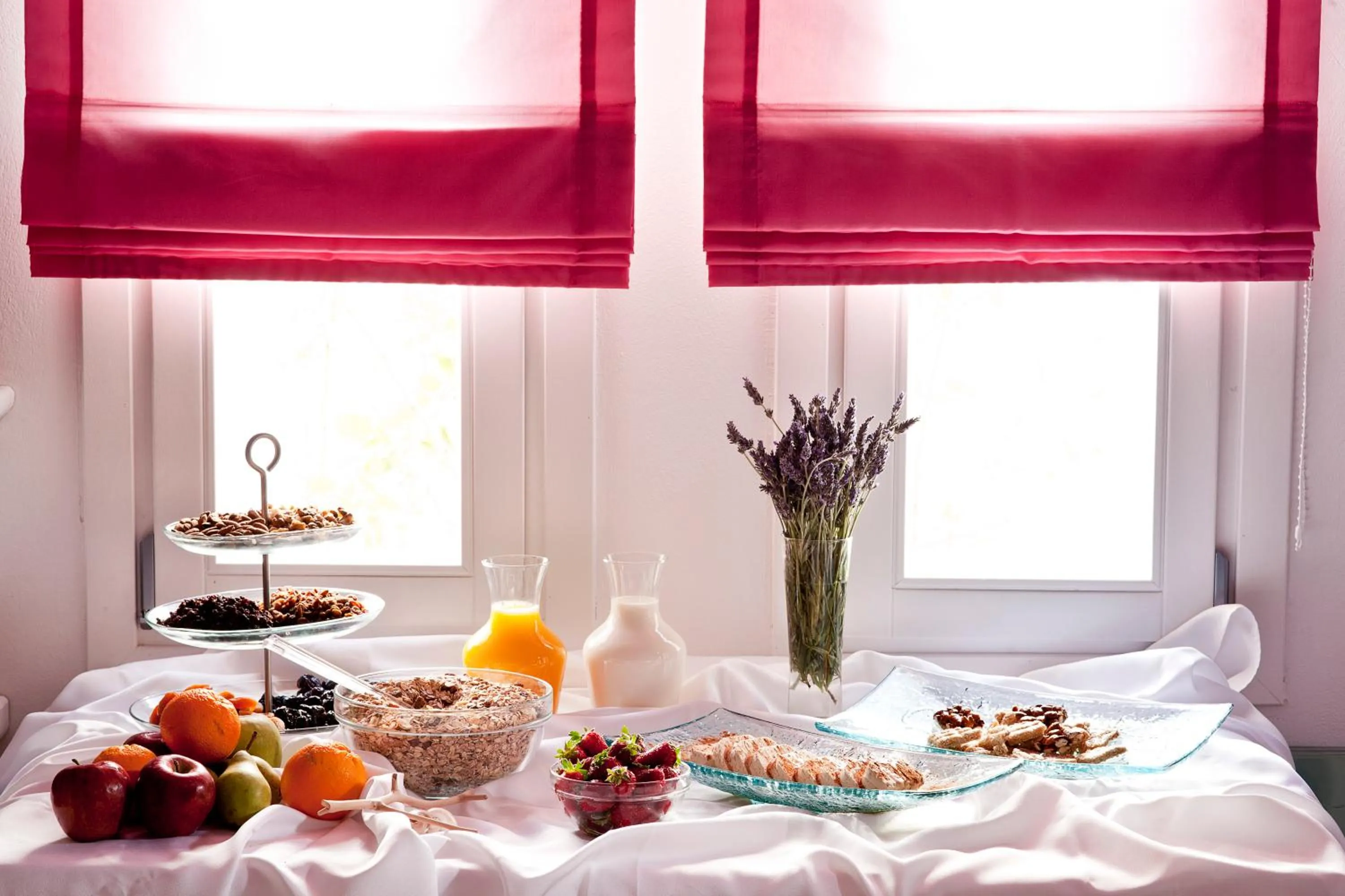 Breakfast in Acqua Vatos Paros Hotel