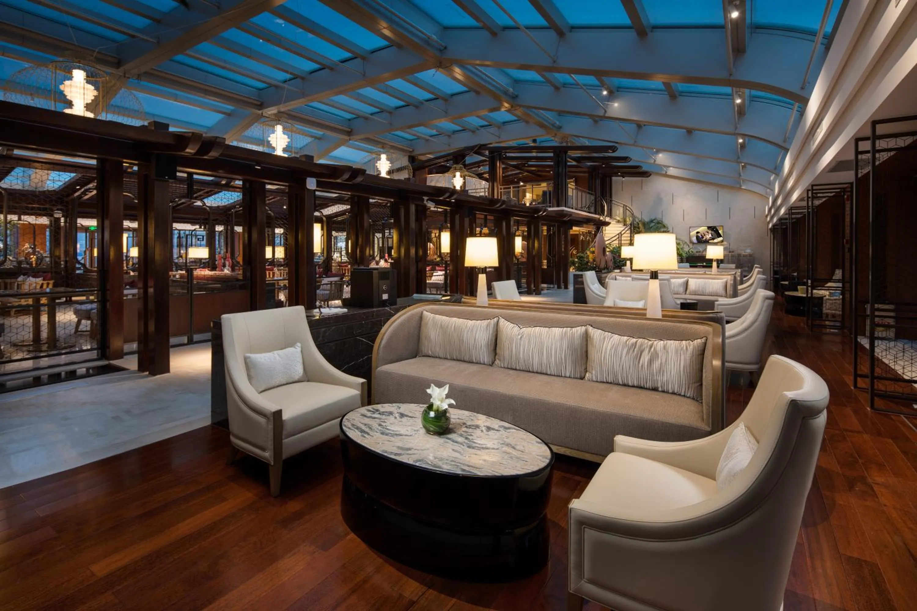 Lounge or bar in Ascott Riverside Garden Beijing