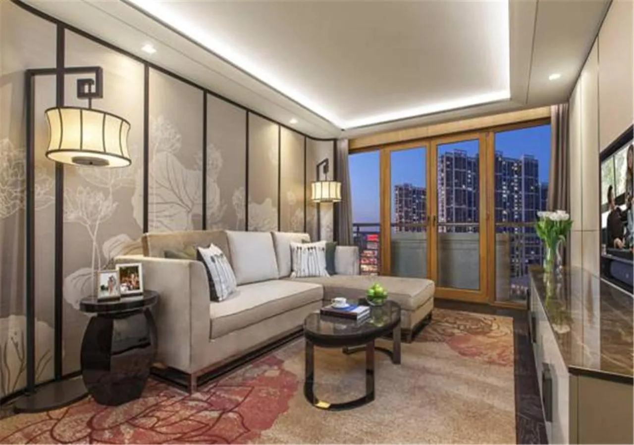 Living room in Ascott Riverside Garden Beijing