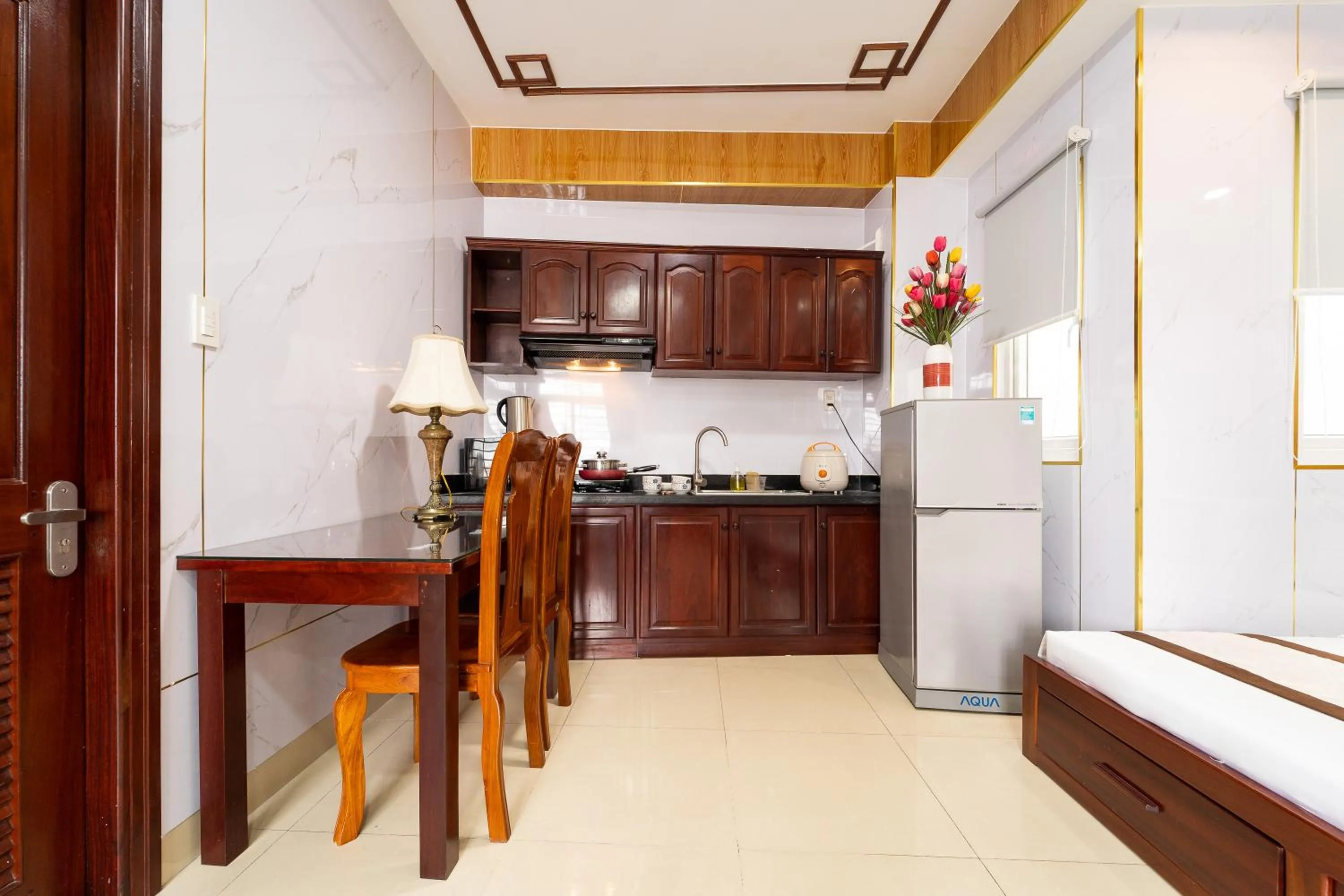 Kitchen or kitchenette in Diamond Luxury Ben Thanh